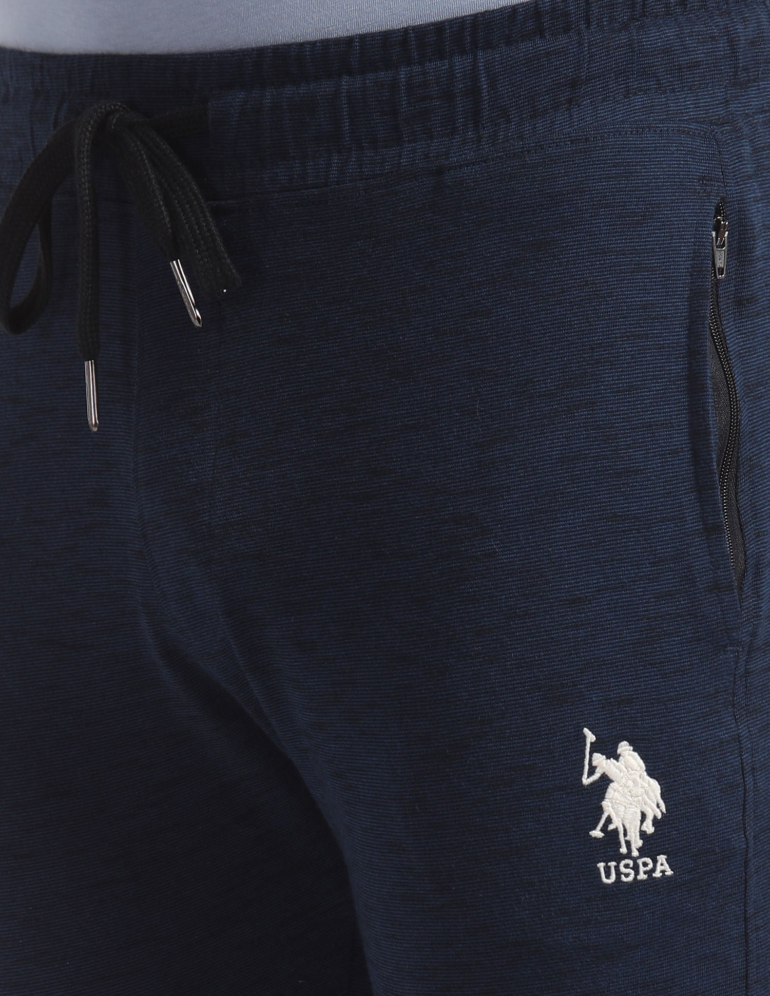 Comfort Fit Cotton Polyester I672 Lounge Track Pants - Pack Of 1 Navy - U.S. POLO ASSN. | Large