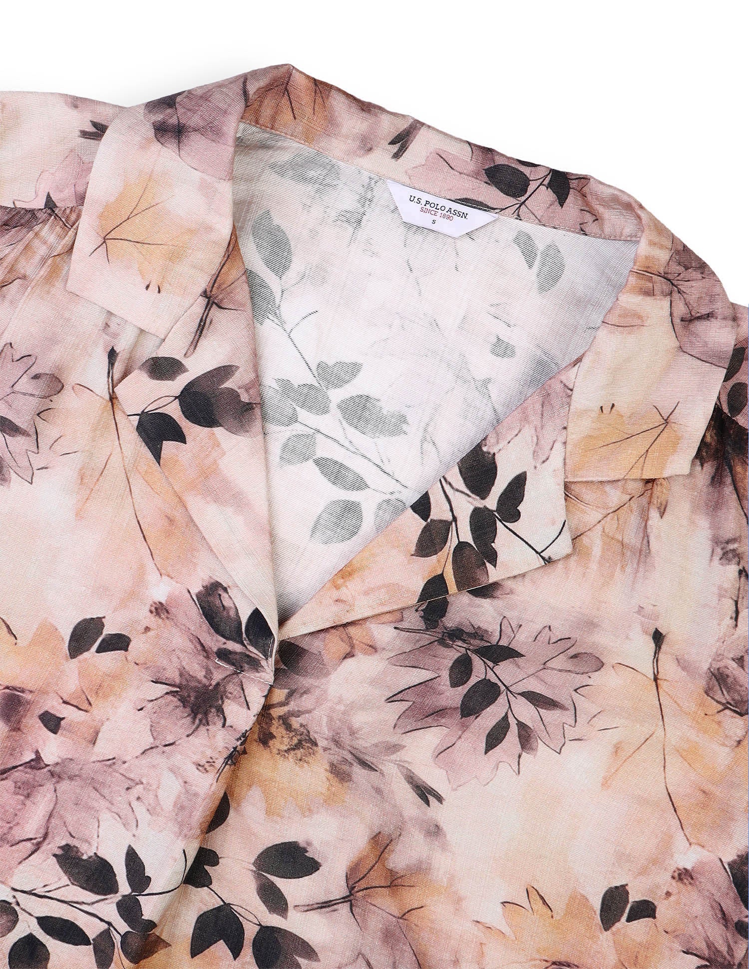 Floral Printed Relaxed Fit Top Multicolour - U.S. Polo Assn. India | Large