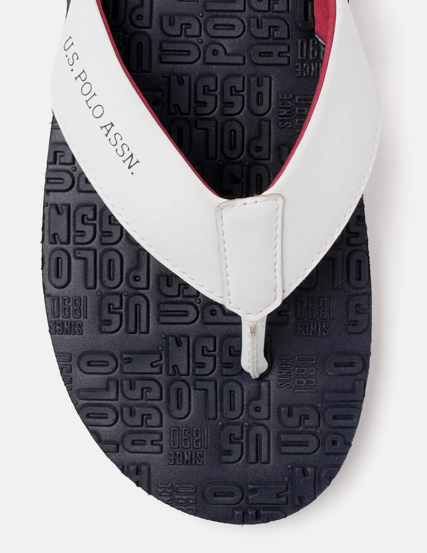 Men Rodri Brand Printed Flip Flops Navy - U.S. Polo Assn. India | Large
