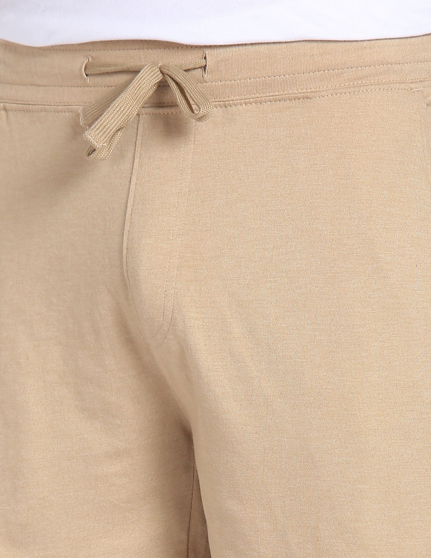 Solid Logo IYBF Knit Shorts - Pack Of 1 Beige - U.S. POLO ASSN. | Large