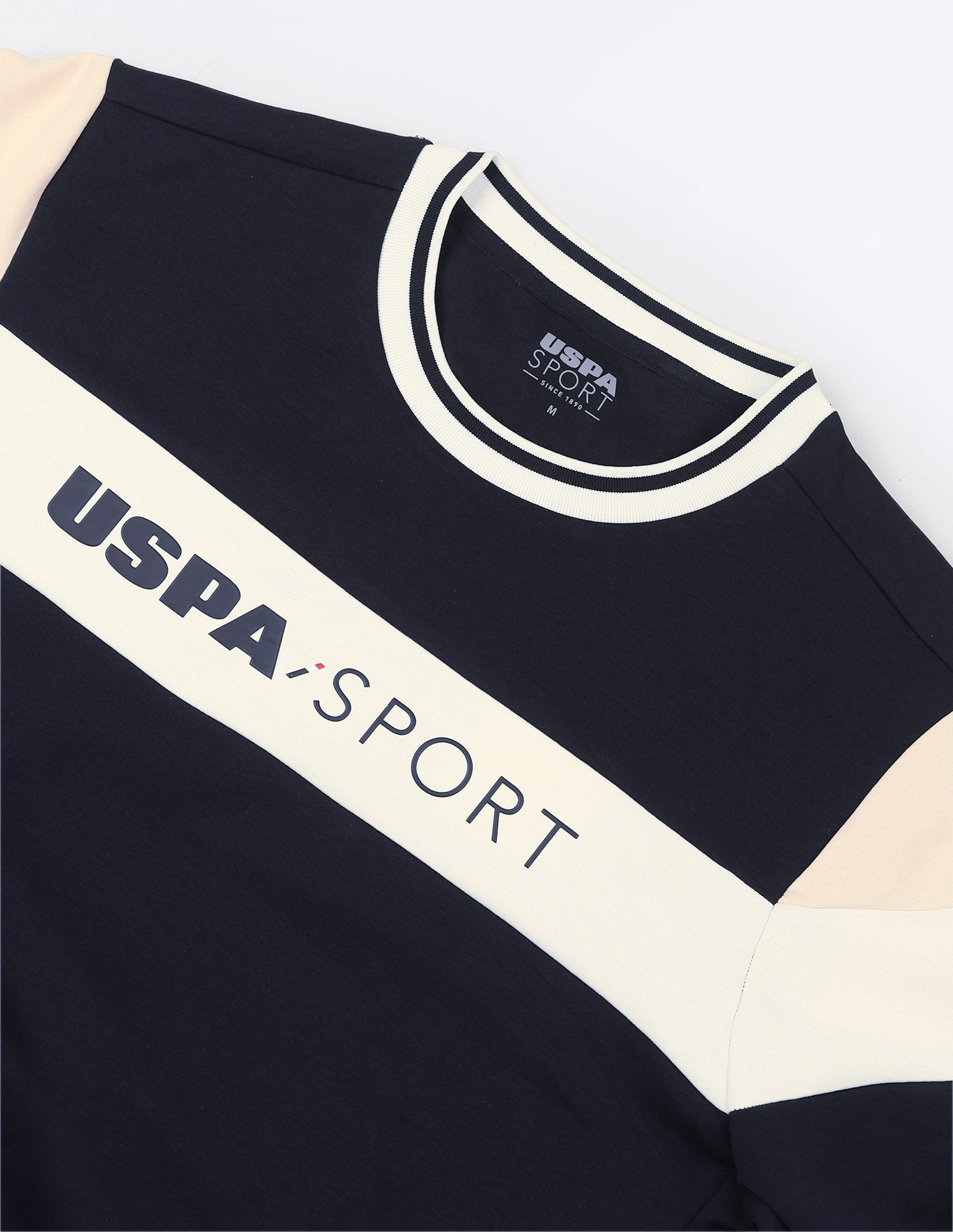 Brand Printed Gorpcore Sweatshirt Navy - U.S. Polo Assn. India | Large