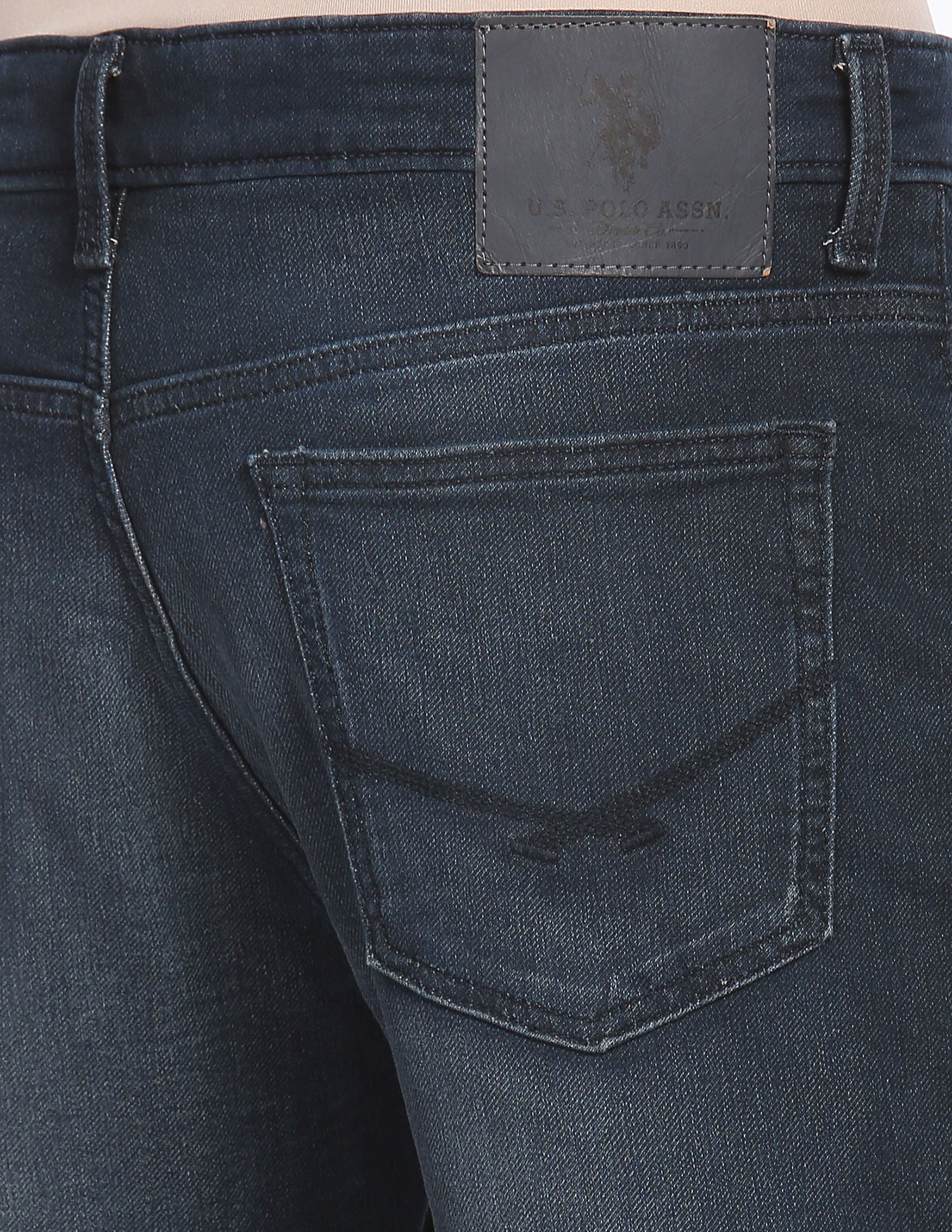 Brandon Slim Tapered Super Soft Jeans Blue - U.S. Polo Assn. India | Large