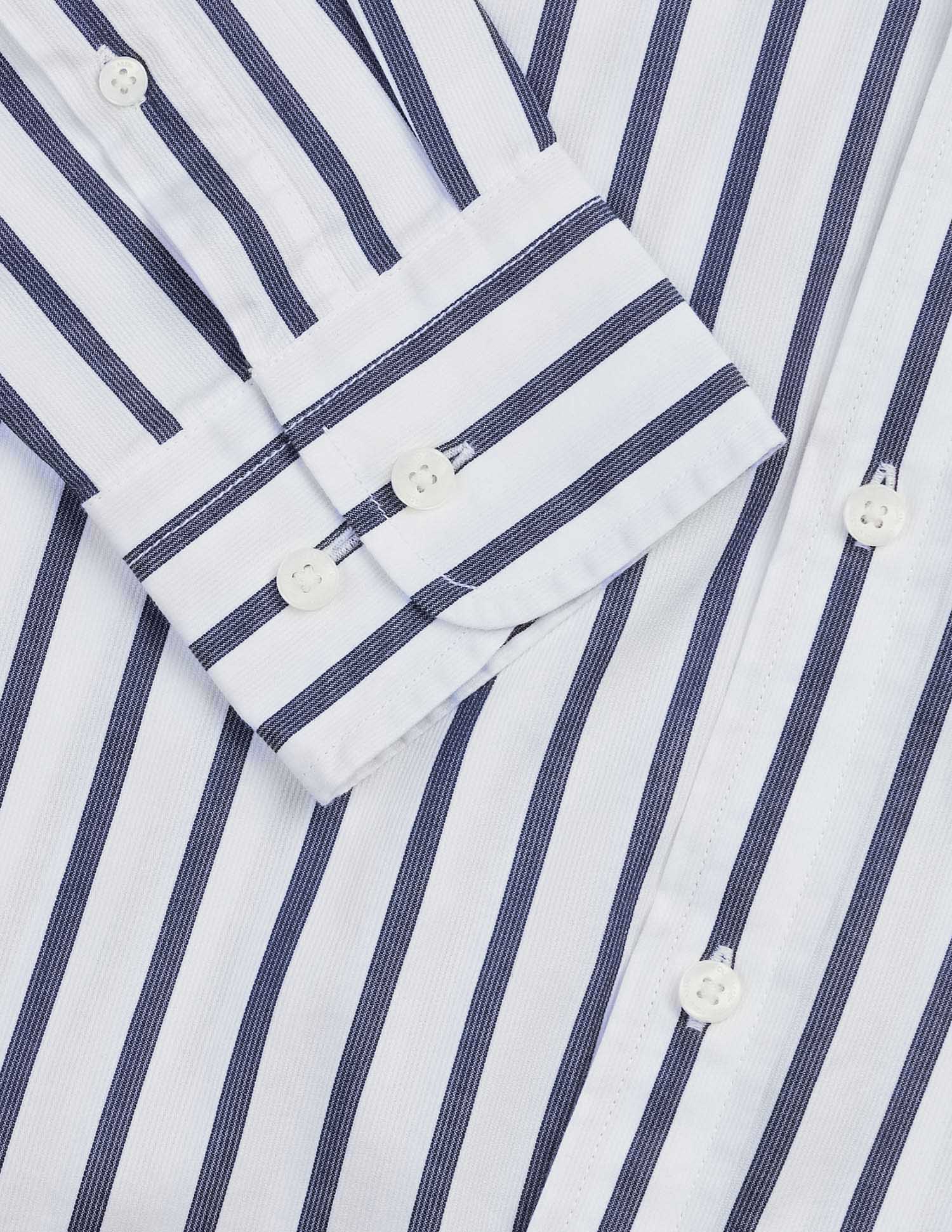 Vertical Striped 135Th Shirt Navy - U.S. Polo Assn. India | Large