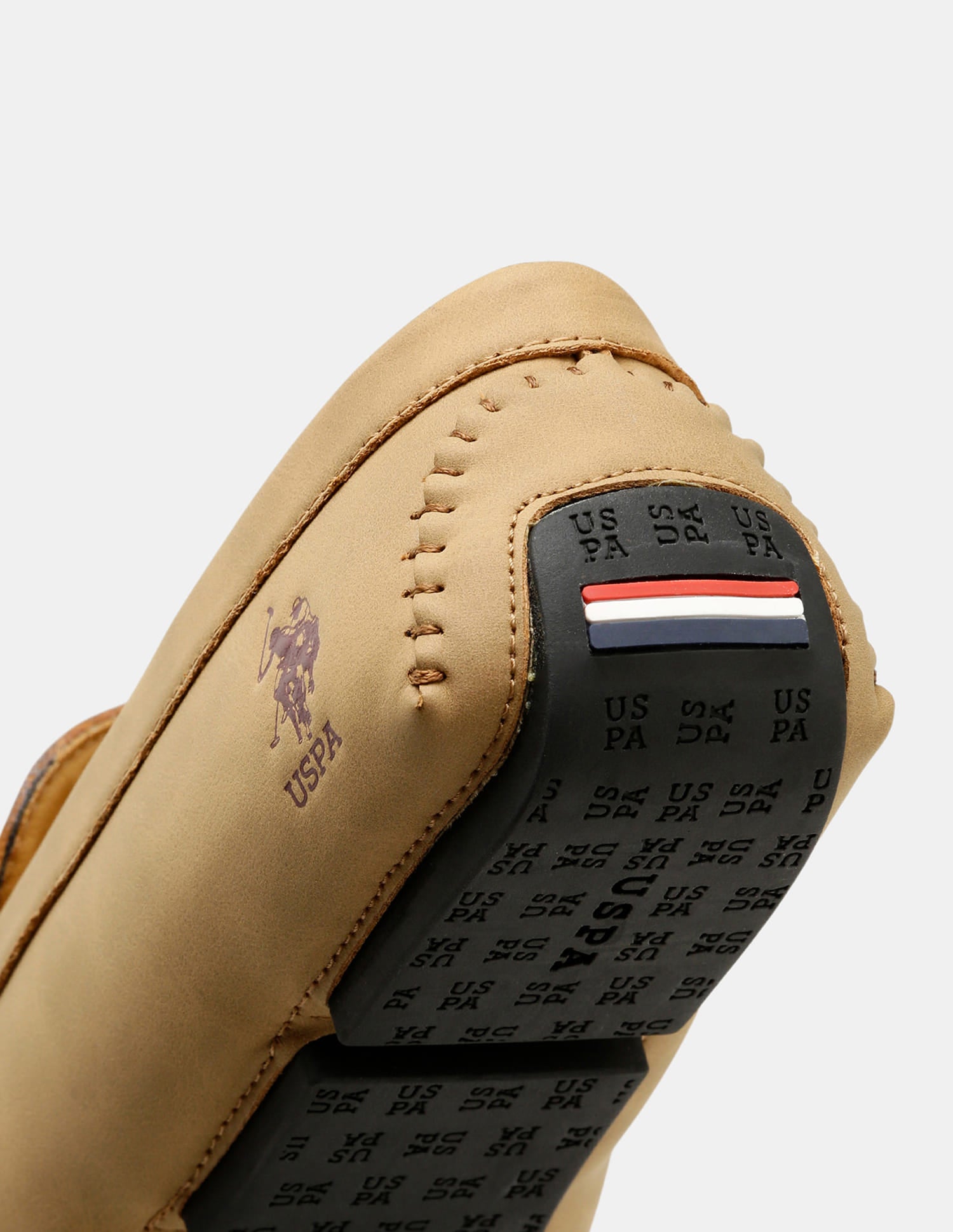 Round Toe Merrick Loafers Tan - U.S. Polo Assn. India | Large
