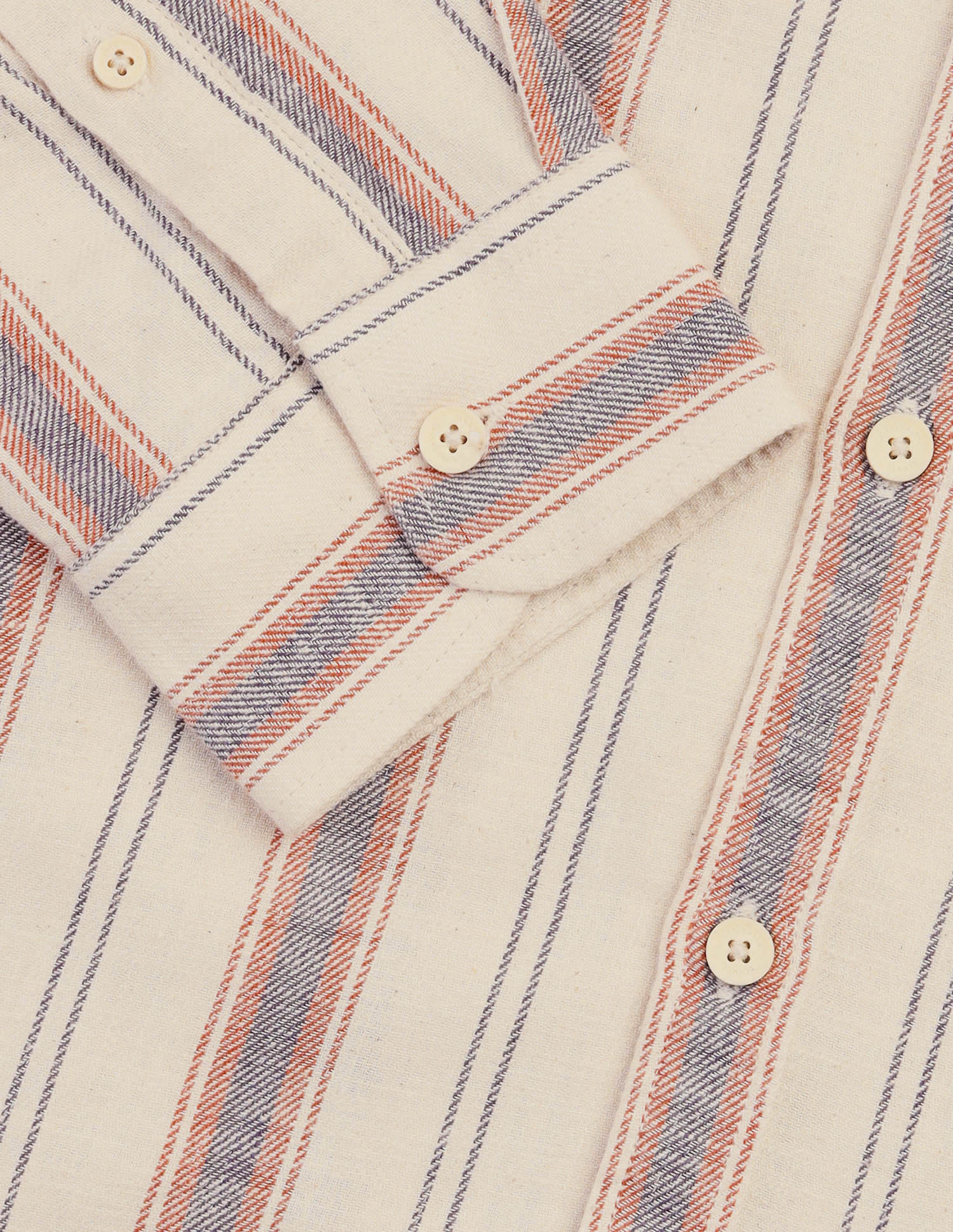 Regular Fit Vertical Striped Shirt Ivory - U.S. POLO ASSN. | Large