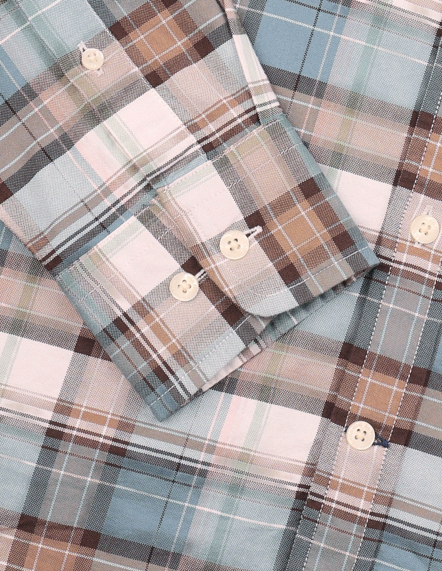 Plaid Checked Oxford Shirt Teal - U.S. Polo Assn. India | Large