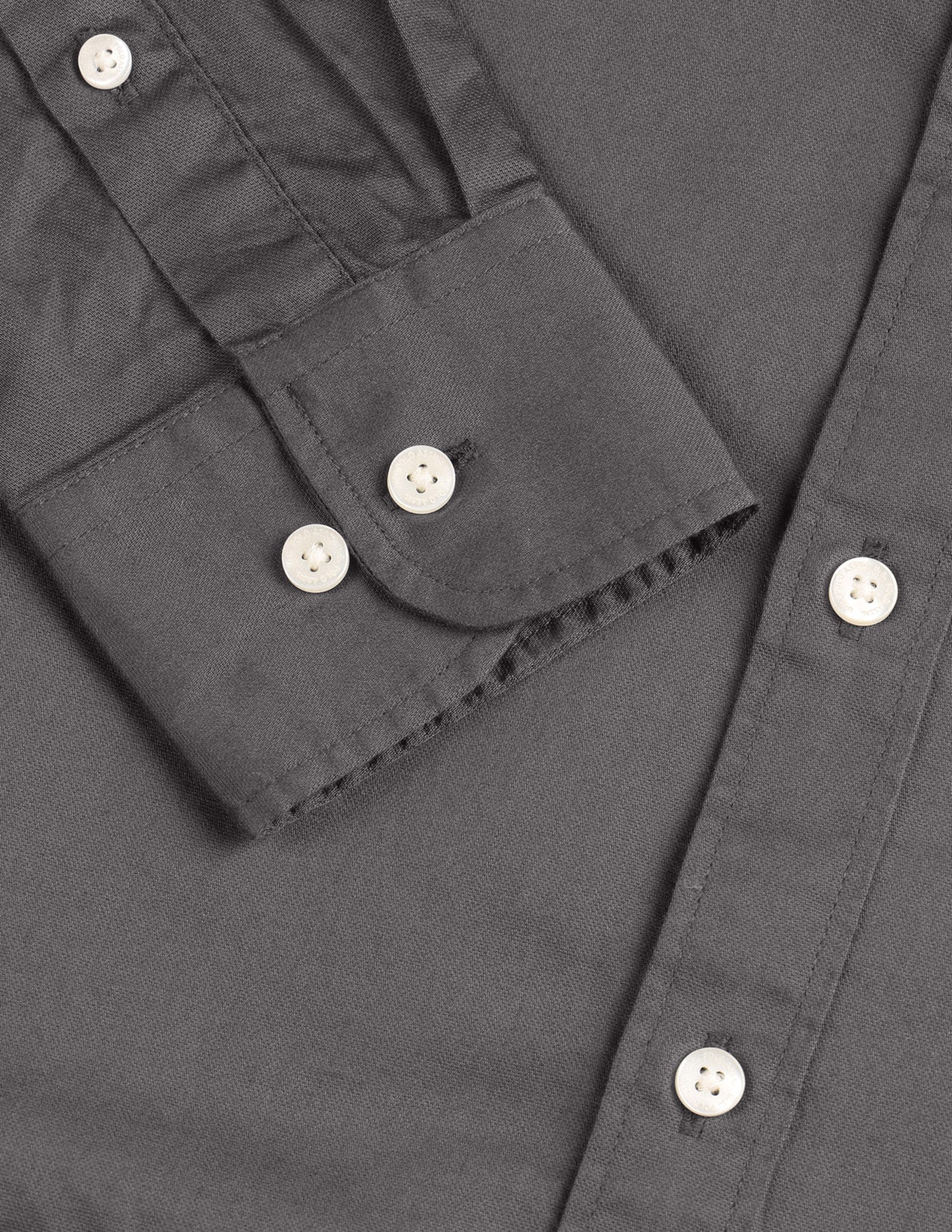 Pure Cotton Tailored Fit Shirt Charcoal - U.S. POLO ASSN. | Large