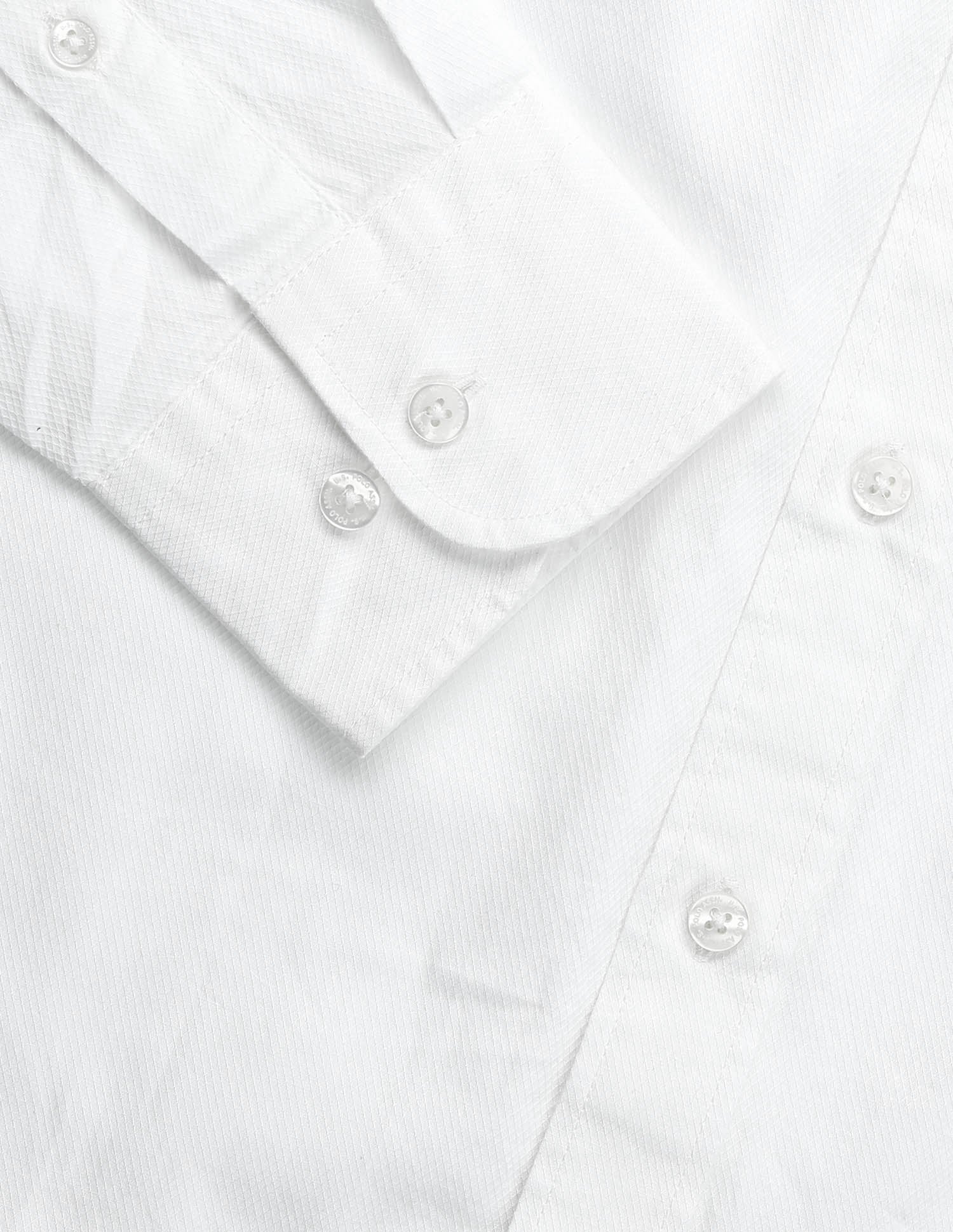 Pure Cotton Tailored Fit Shirt White - U.S. POLO ASSN. | Large