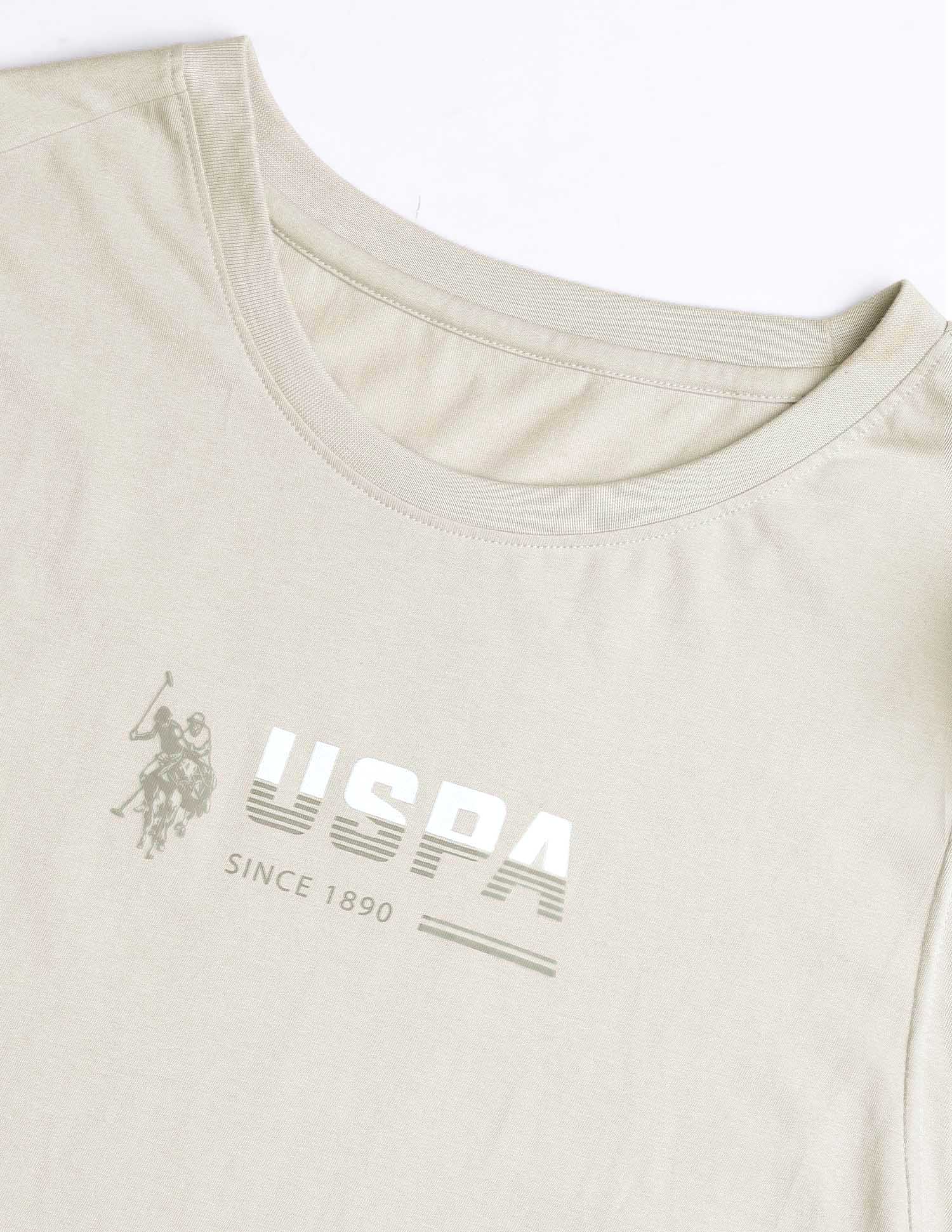 Brand Print Comfort Fit OEV06 Vest - Pack Of 1 Light Beige Ref - U.S. POLO ASSN. | Large