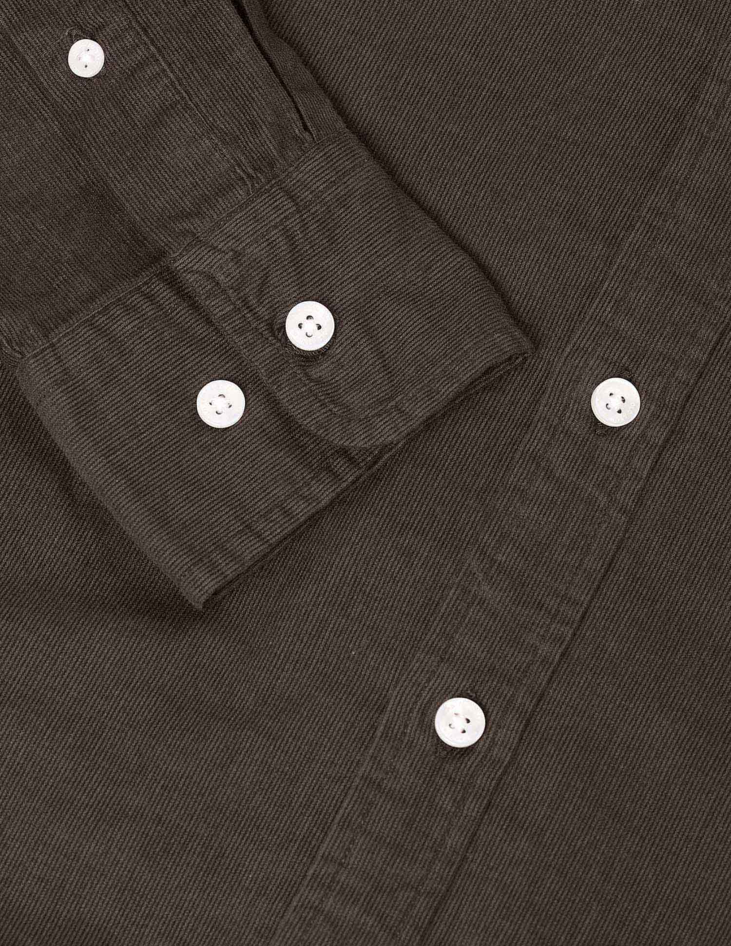 Textured Corduroy Shirt Olive - U.S. Polo Assn. India | Large