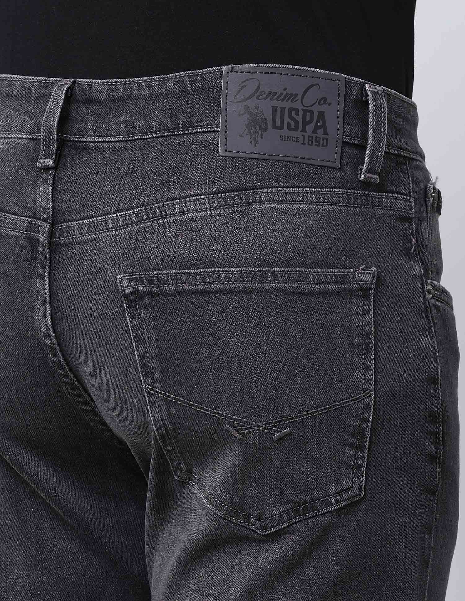 Harold Slim Straight Fit Vintage Jeans Black - U.S. Polo Assn. India | Large