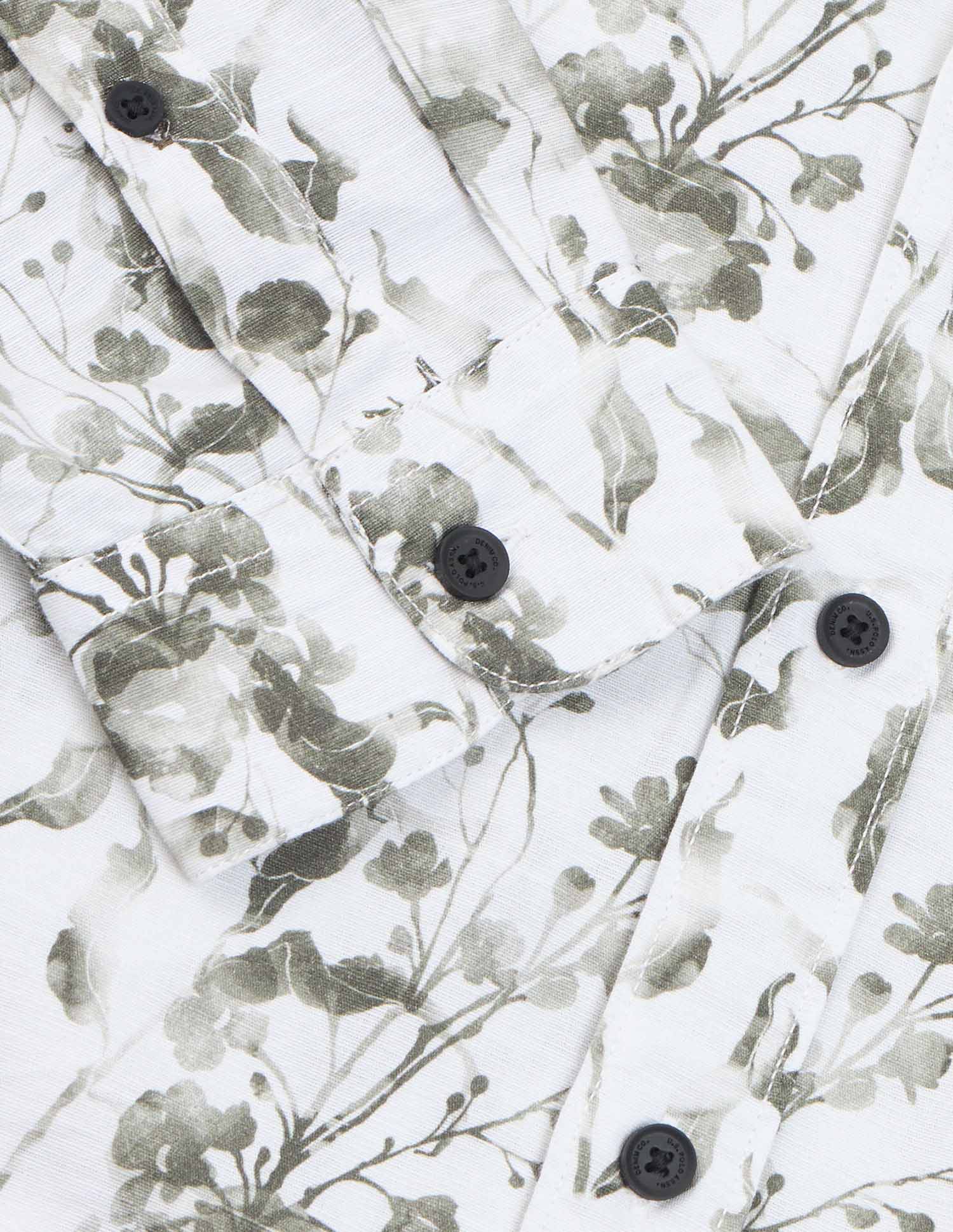 Regular Fit Floral Printed Shirt Olive - U.S. POLO ASSN. | Large