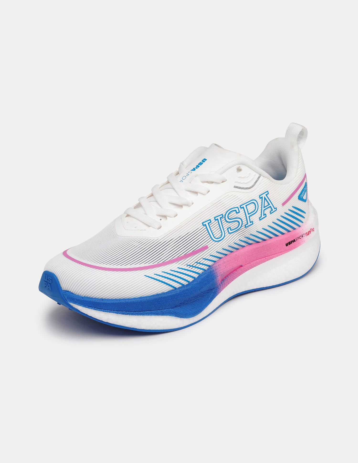 Men Otto USPA Sport Runpro Running Shoes White - U.S. Polo Assn. India | Large
