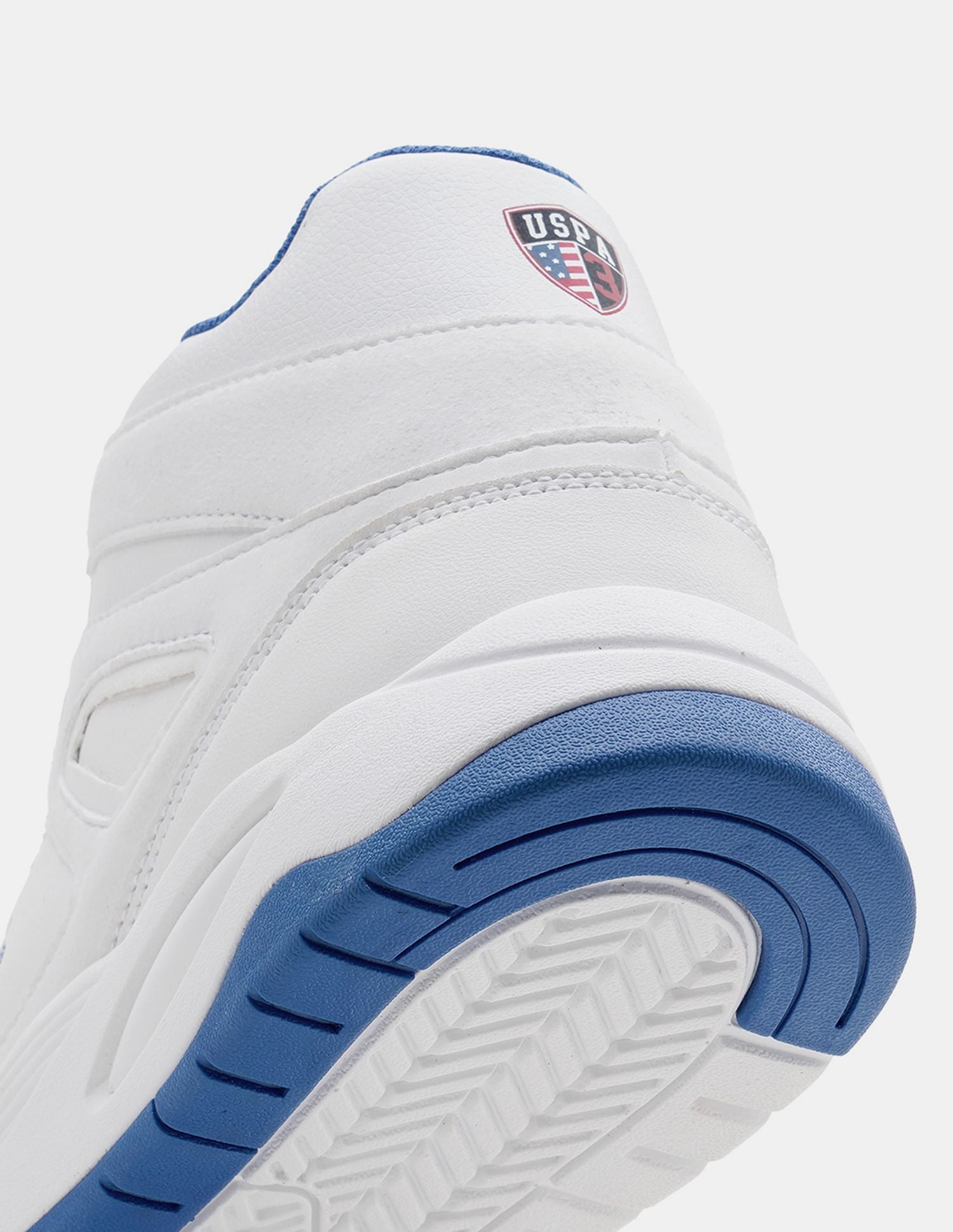 Men Bruce Mid Top Sneakers White - U.S. Polo Assn. India | Large