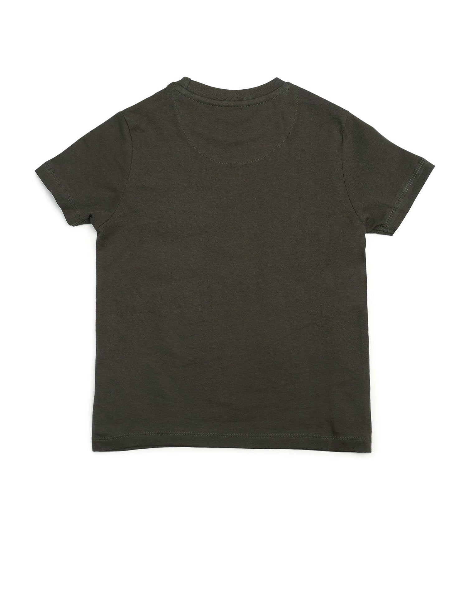 Boys Pure Cotton Regular Fit T Shirt Olive - U.S. POLO ASSN. | Large