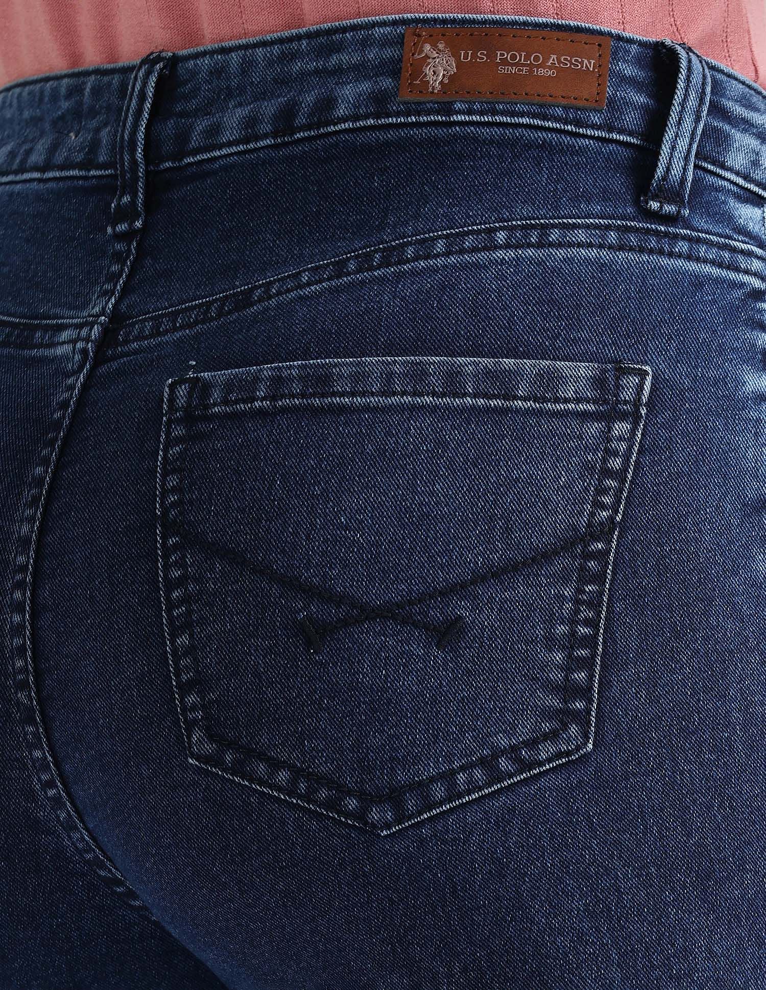 Straight Fit Blue Jeans Blue - U.S. POLO ASSN. | Large