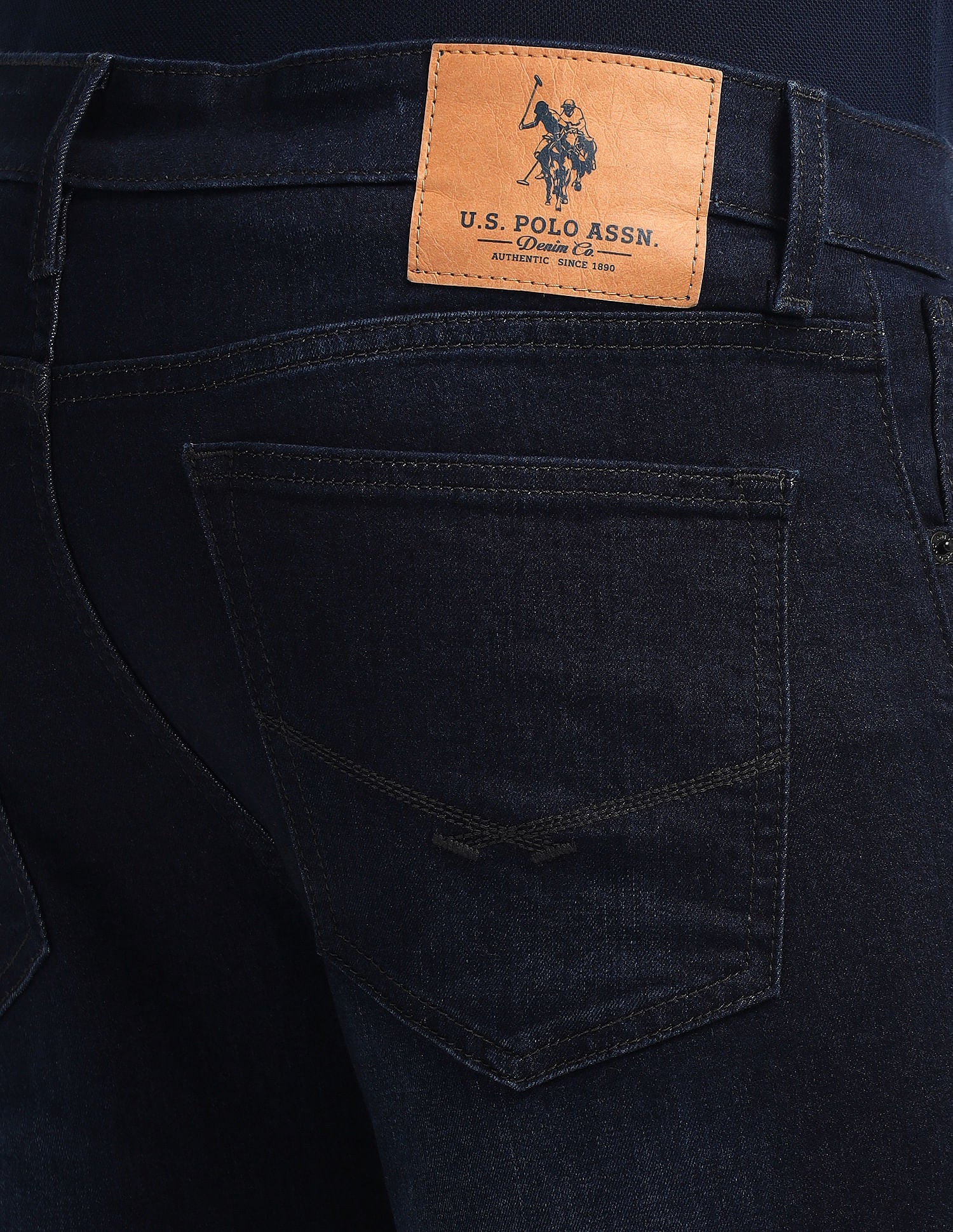 Regallo Skinny Fit Blue Jeans Blue - U.S. Polo Assn. India | Large