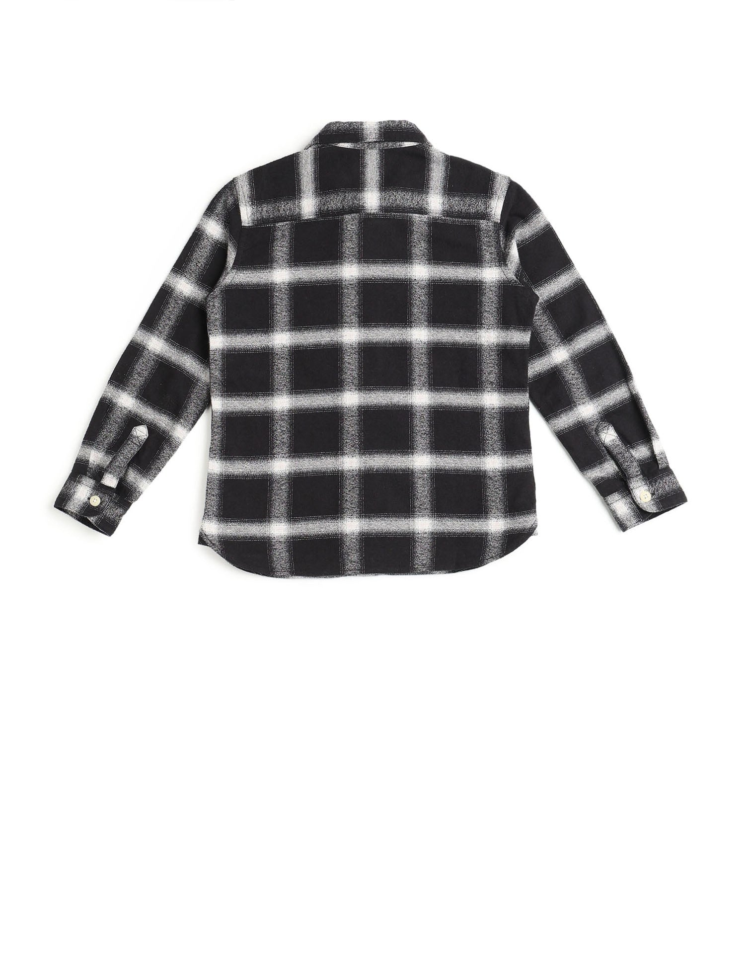 Boys All Over Printed Pure Cotton Shirt Black - U.S. POLO ASSN. | Large