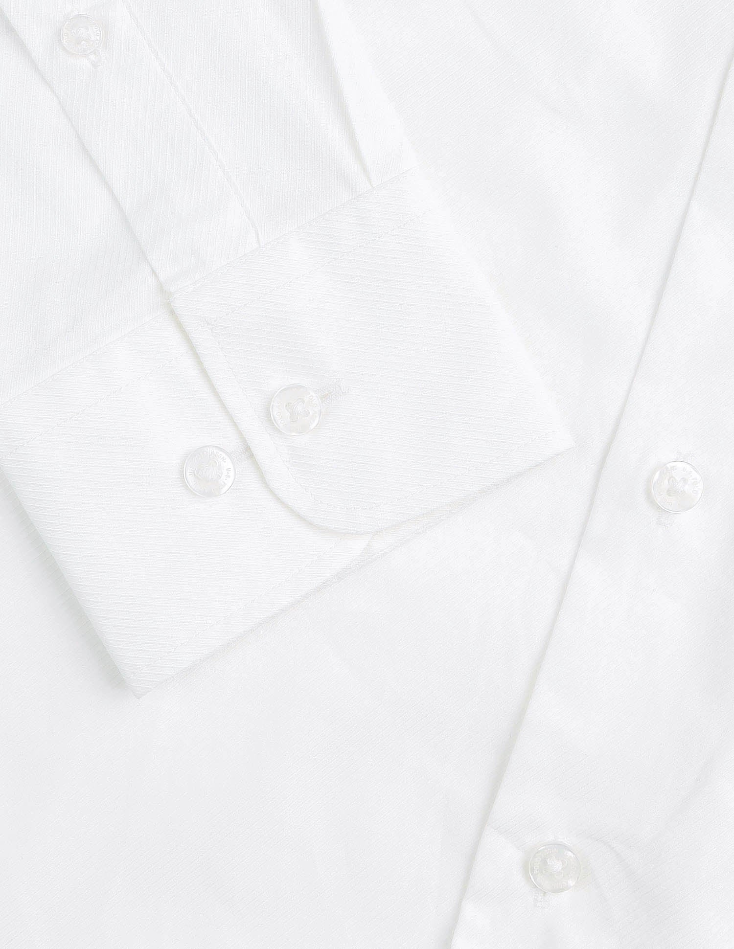 Textured Tailored Fit Shirt White - U.S. POLO ASSN. | Large