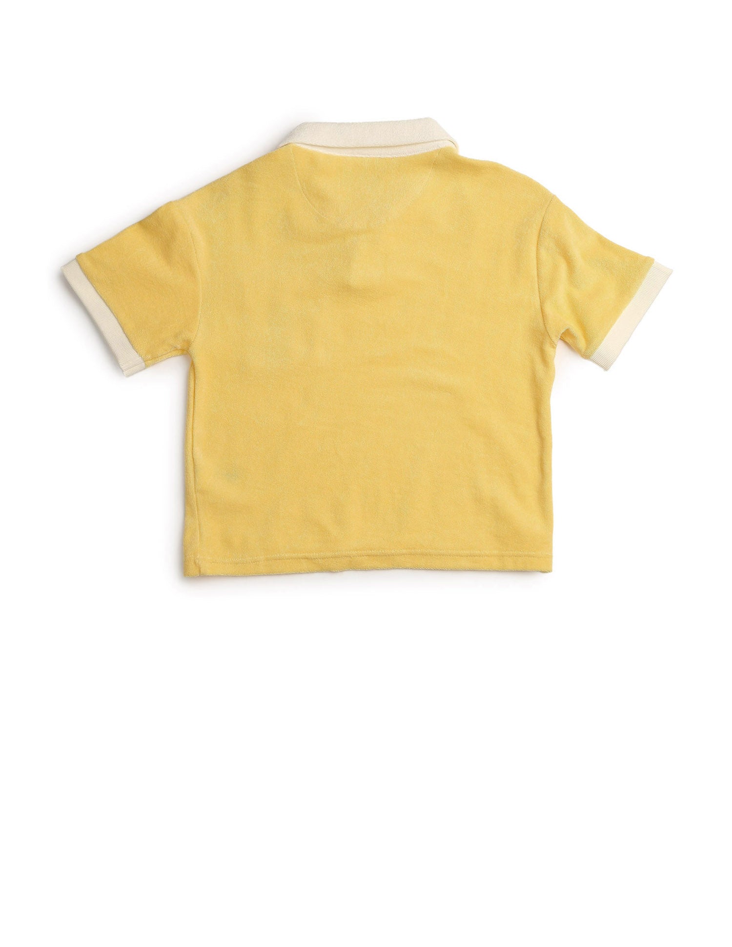 Boys Solid Boxy Fit Polo Shirt Yellow - U.S. POLO ASSN. | Large