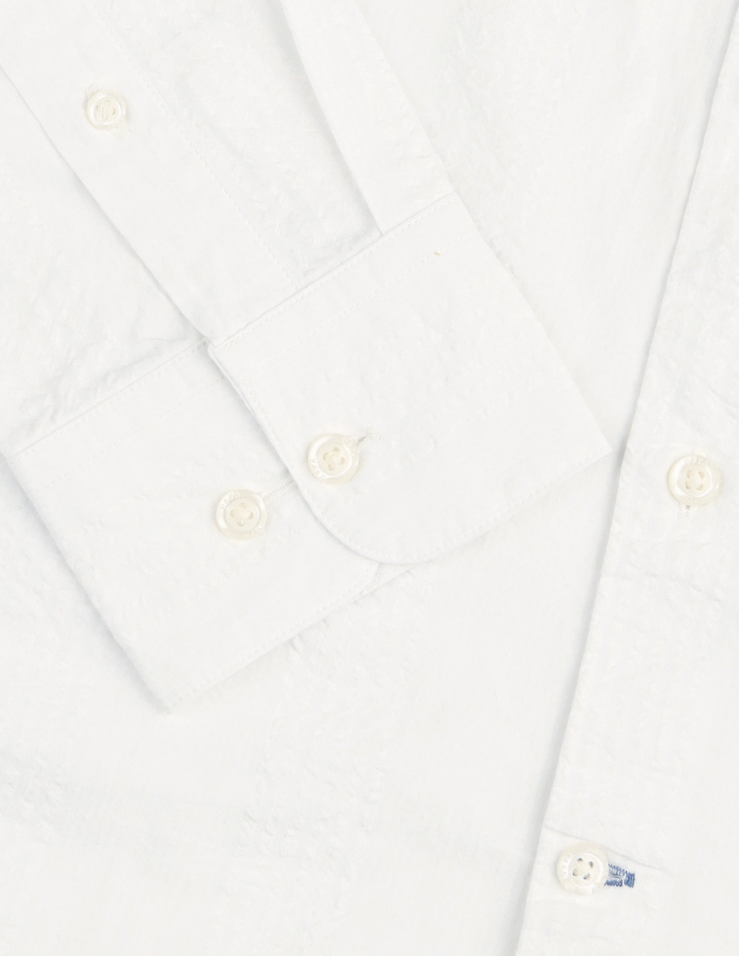 Vertical Striped Seersucker Shirt White - U.S. Polo Assn. India | Large