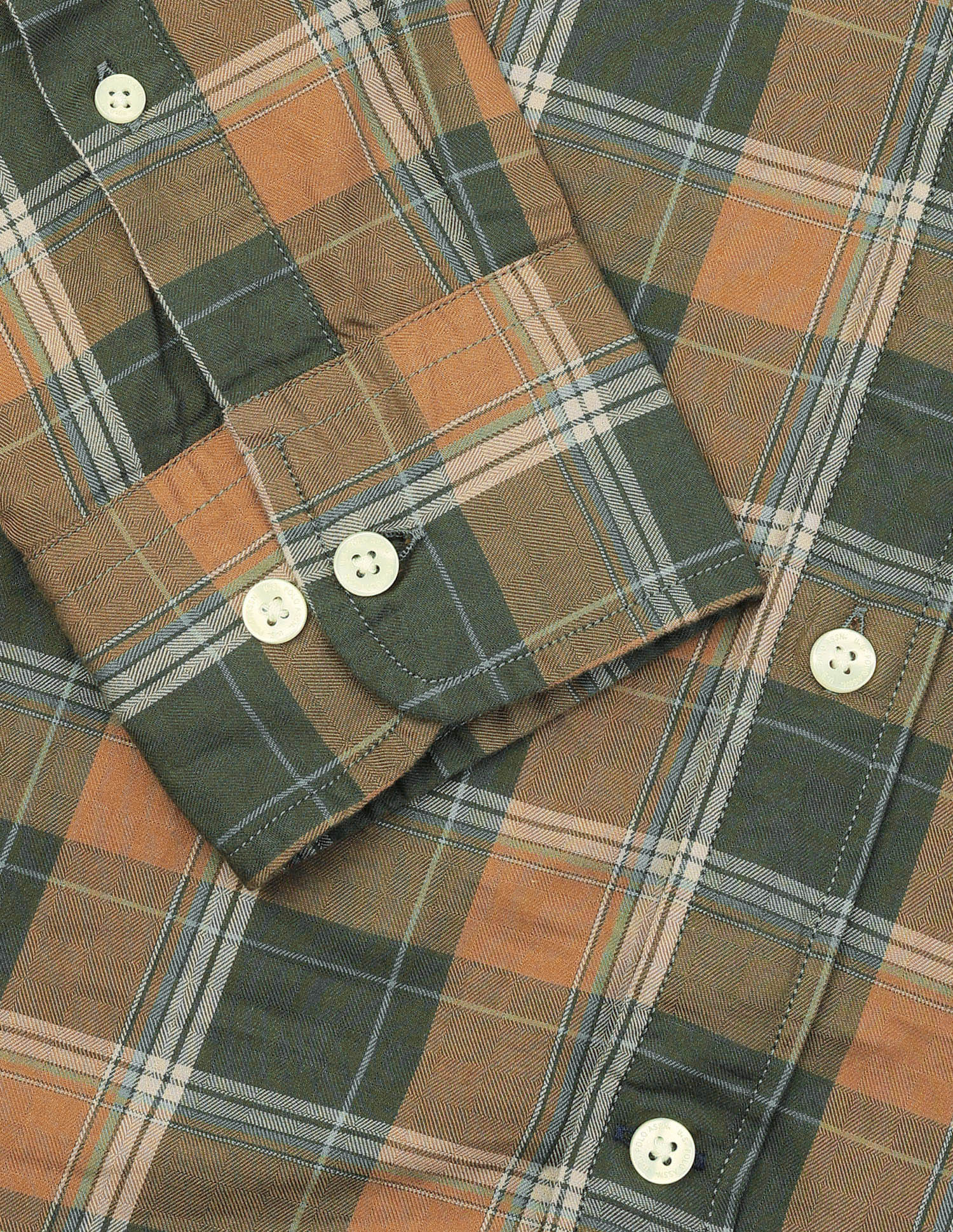 Twill Plaid Checked Shirt Green - U.S. Polo Assn. India | Large