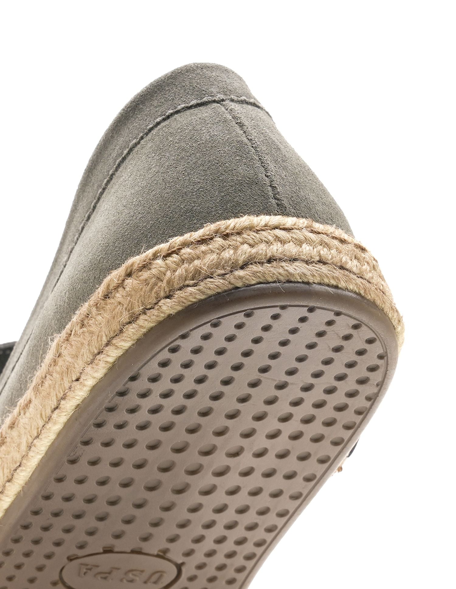 Mens Oudi Suede Slip-On Shoes Grey - U.S. POLO ASSN. | Large