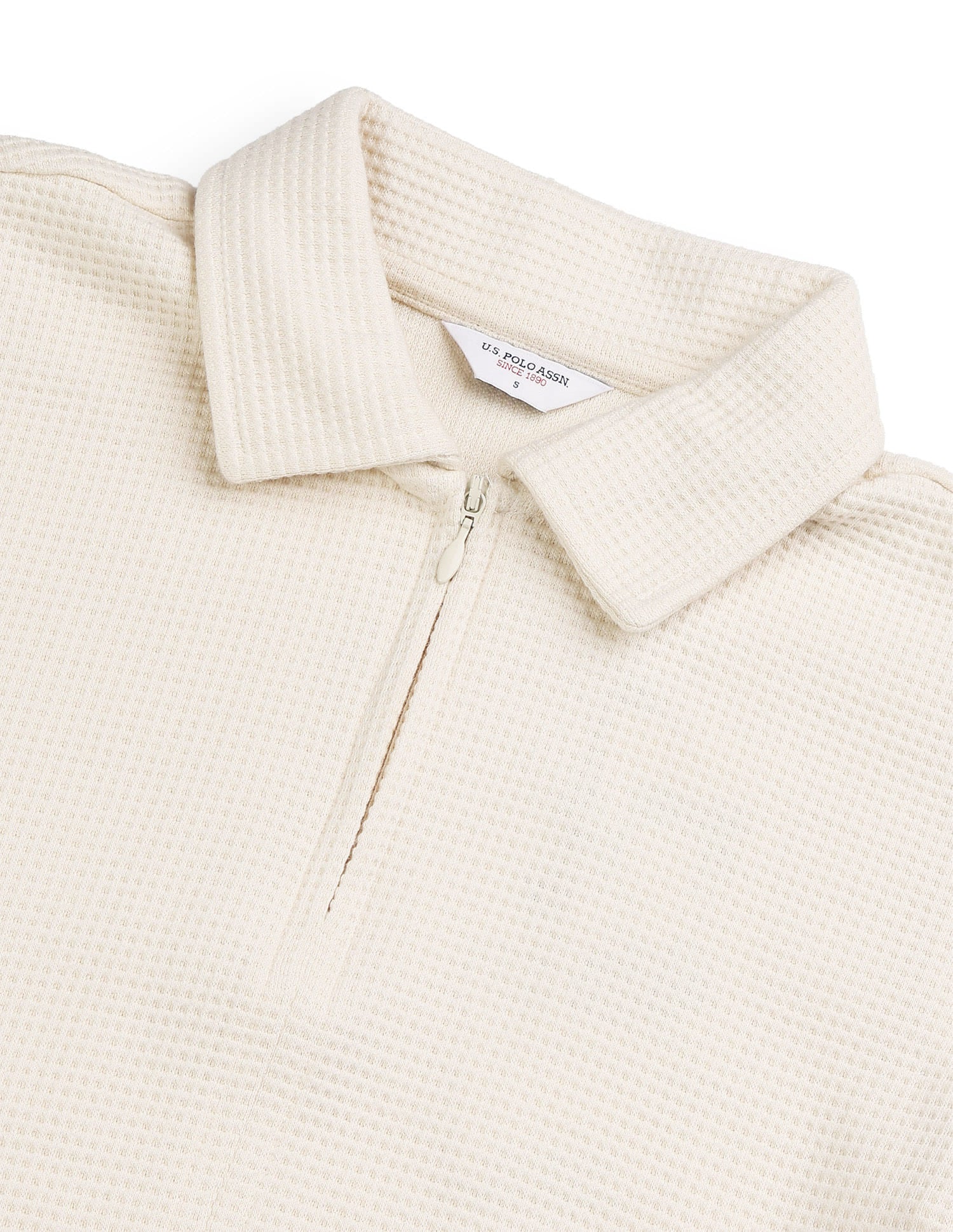 Waffle Knit Polo Dress White - U.S. Polo Assn. India | Large