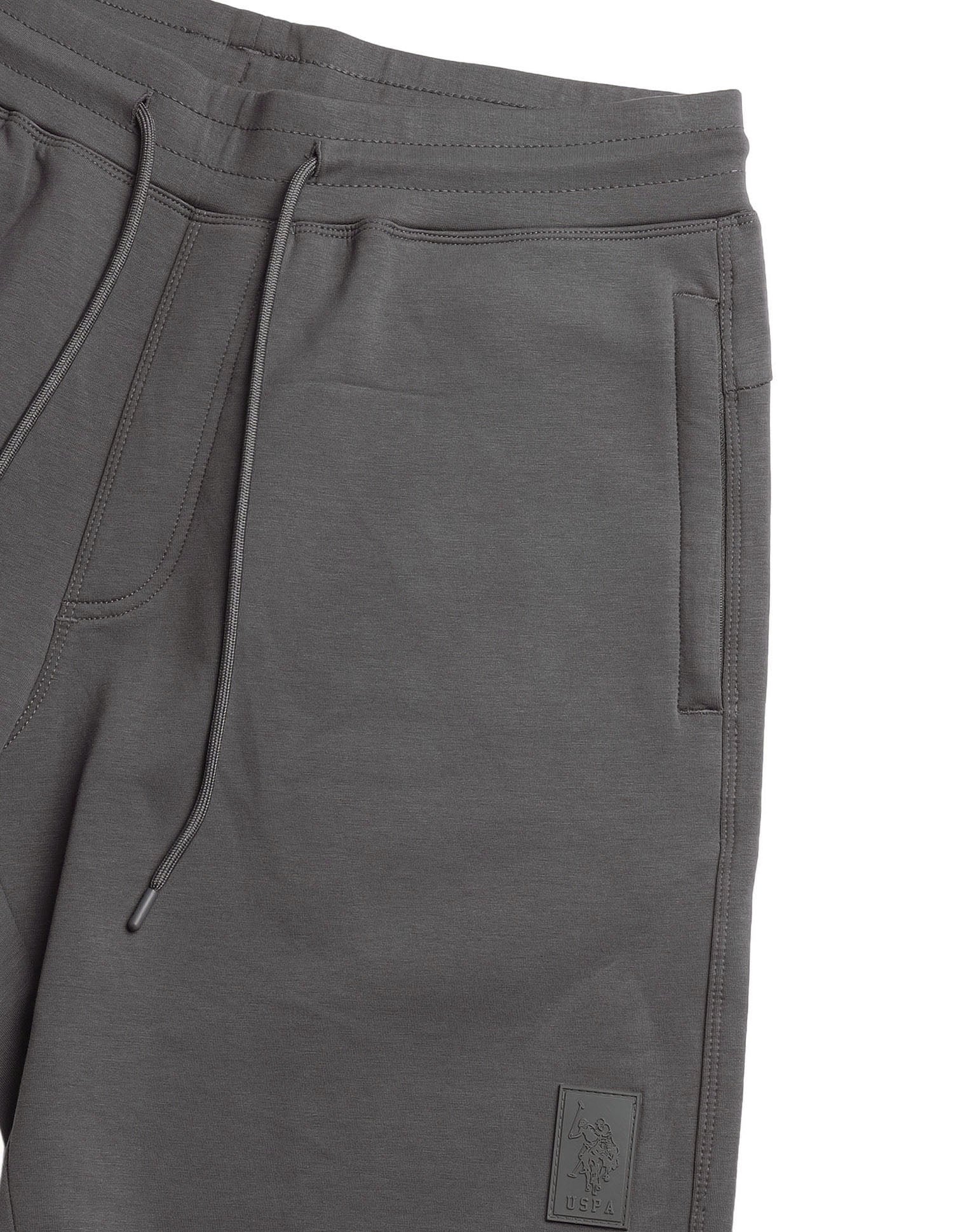 Mid Rise Comfort Fit PS003-PL Lounge Shorts - Pack Of 1 Iron Gate - U.S. Polo Assn. India | Large