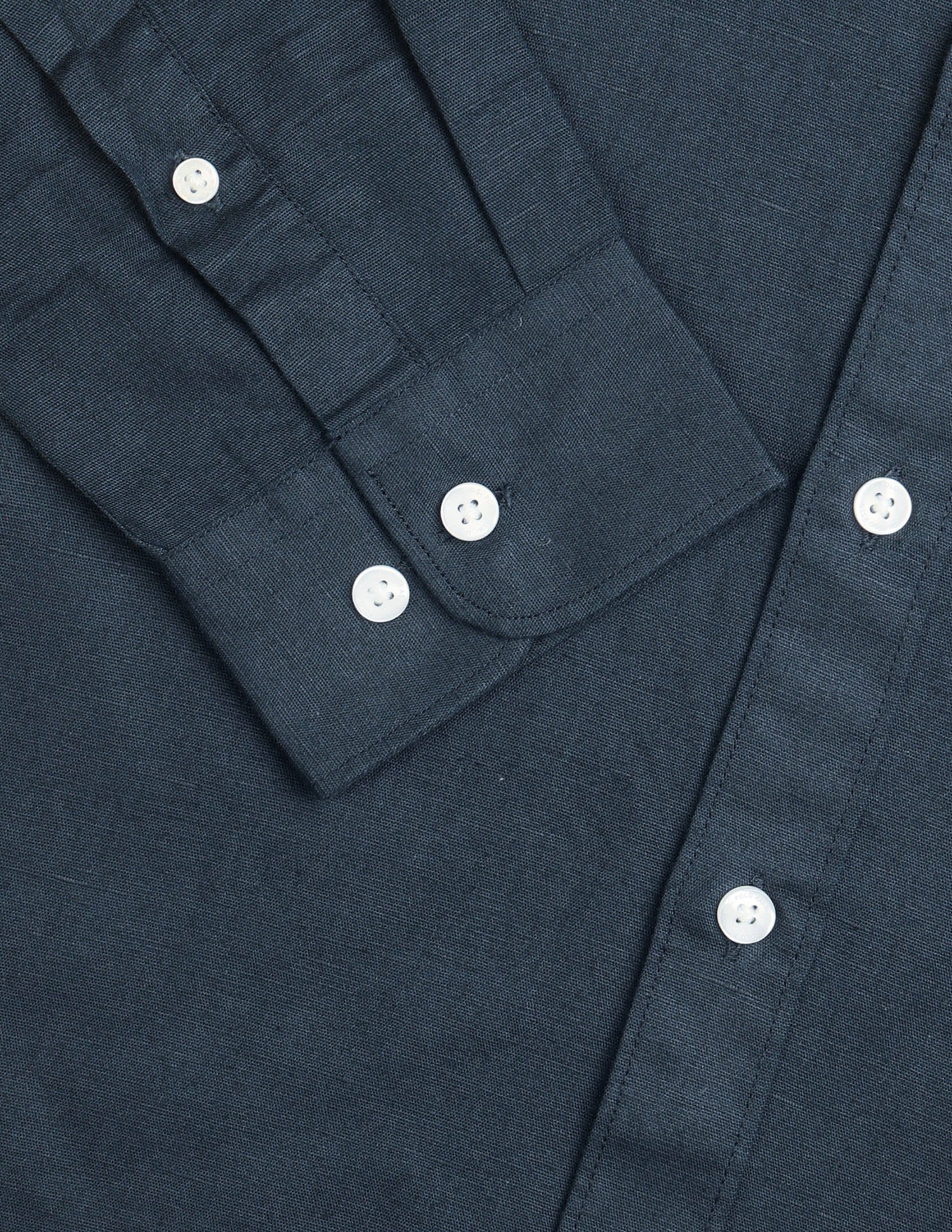 Tailored Fit Mandarin Shirt Navy - U.S. Polo Assn. India | Large