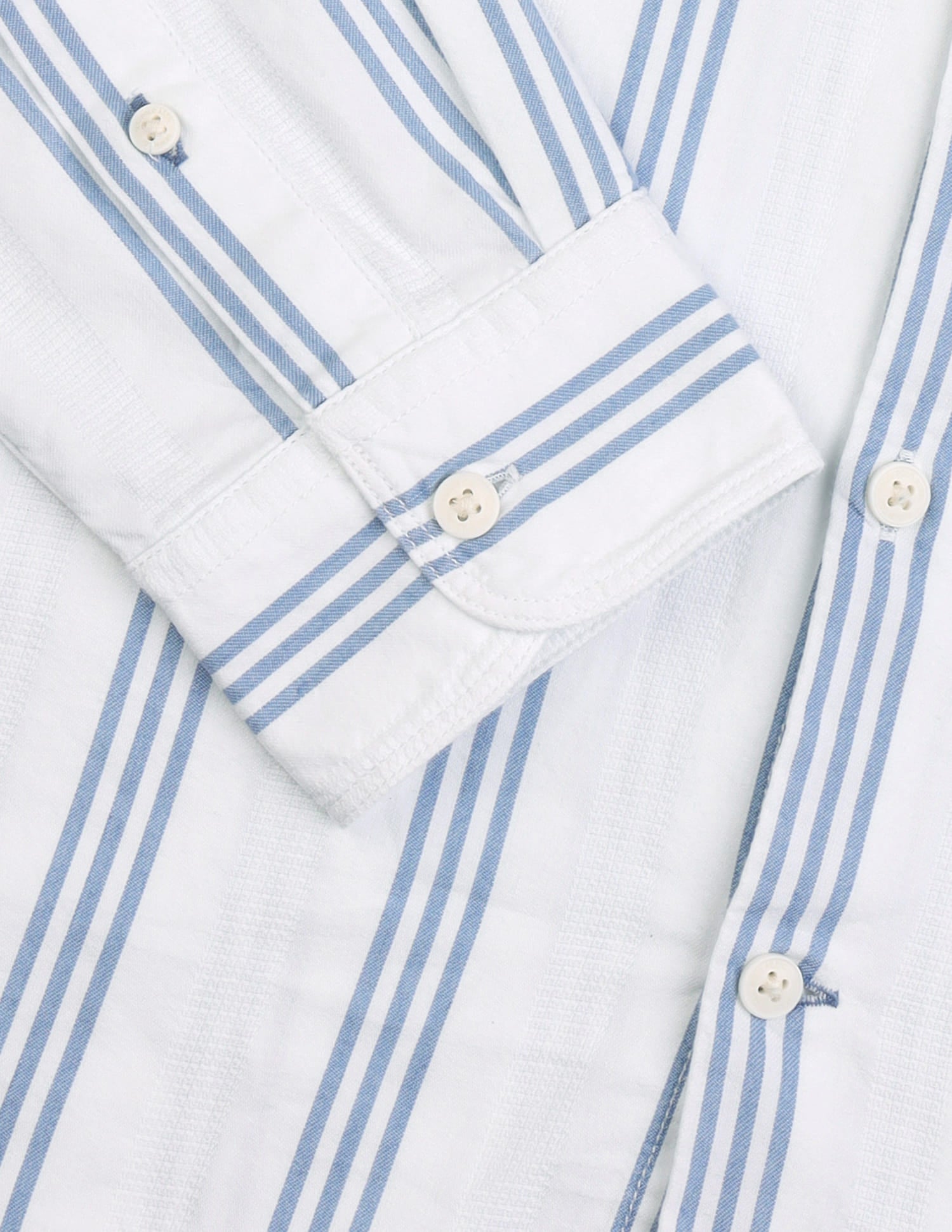 Vertical Striped Button Down Shirt Blue - U.S. Polo Assn. India | Large