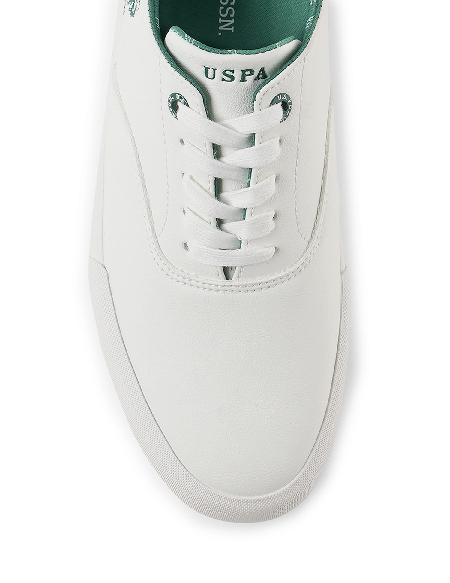 Men Solid Erland 2.0 Sneakers Off White - U.S. Polo Assn. India | Large