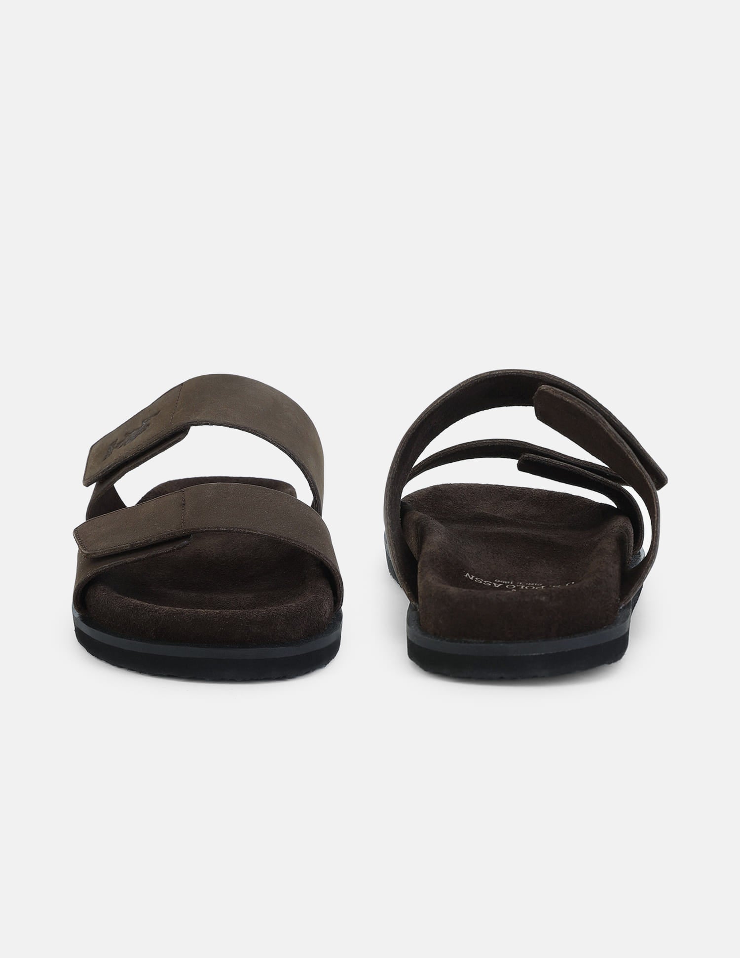 Griz 2.0 Velcro Slippers Dark Brown - U.S. Polo Assn. India | Large