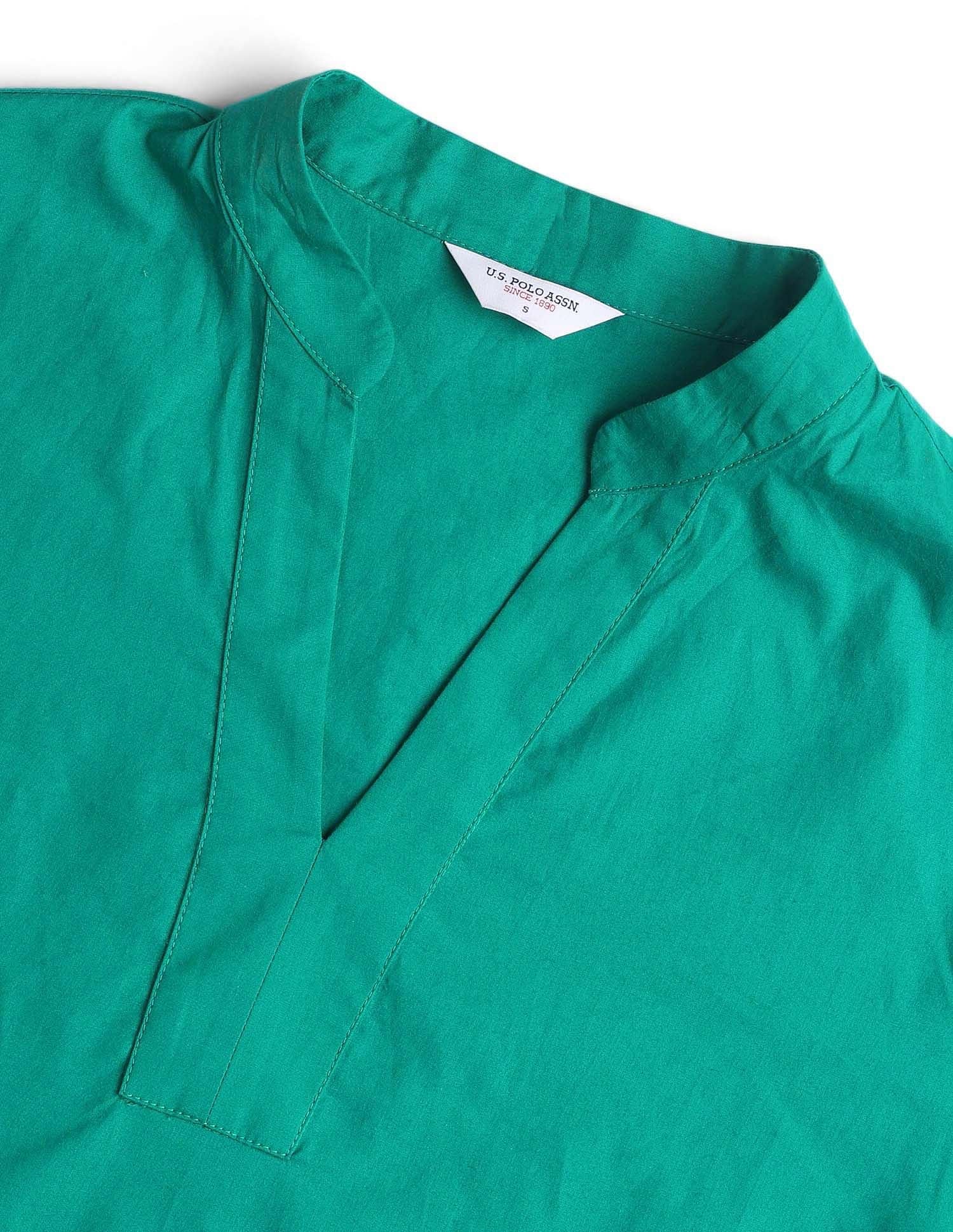 Regular Fit Solid Top Green - U.S. POLO ASSN. | Large