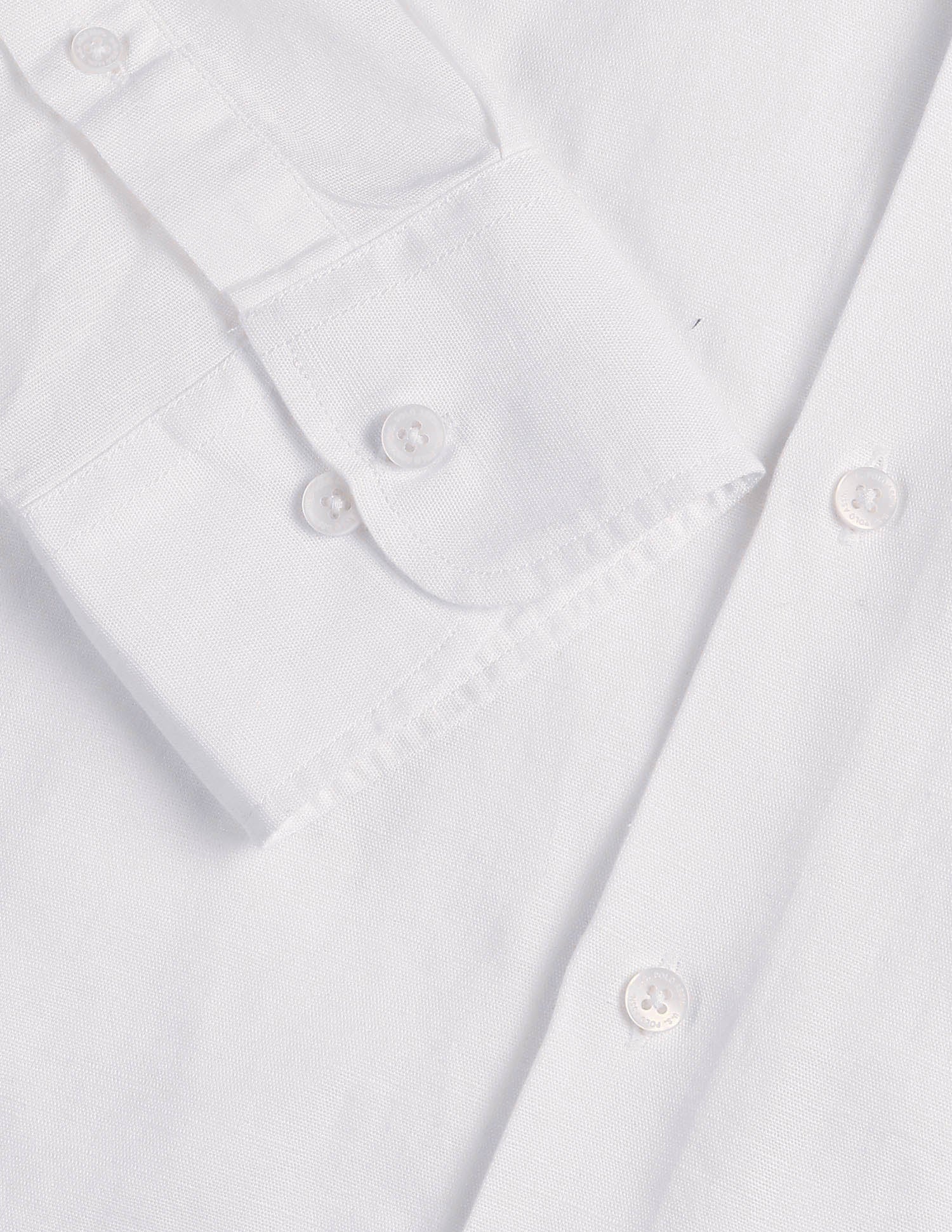 Solid Tailored Fit Shirt White - U.S. POLO ASSN. | Large