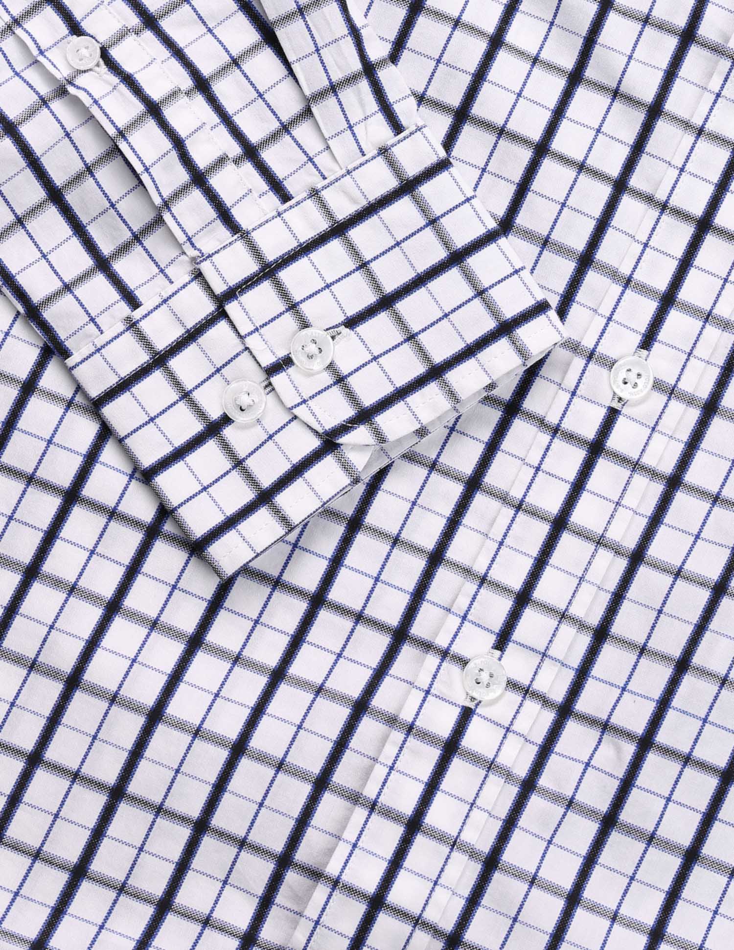 Grid Oxford Shirt White - U.S. POLO ASSN. | Large