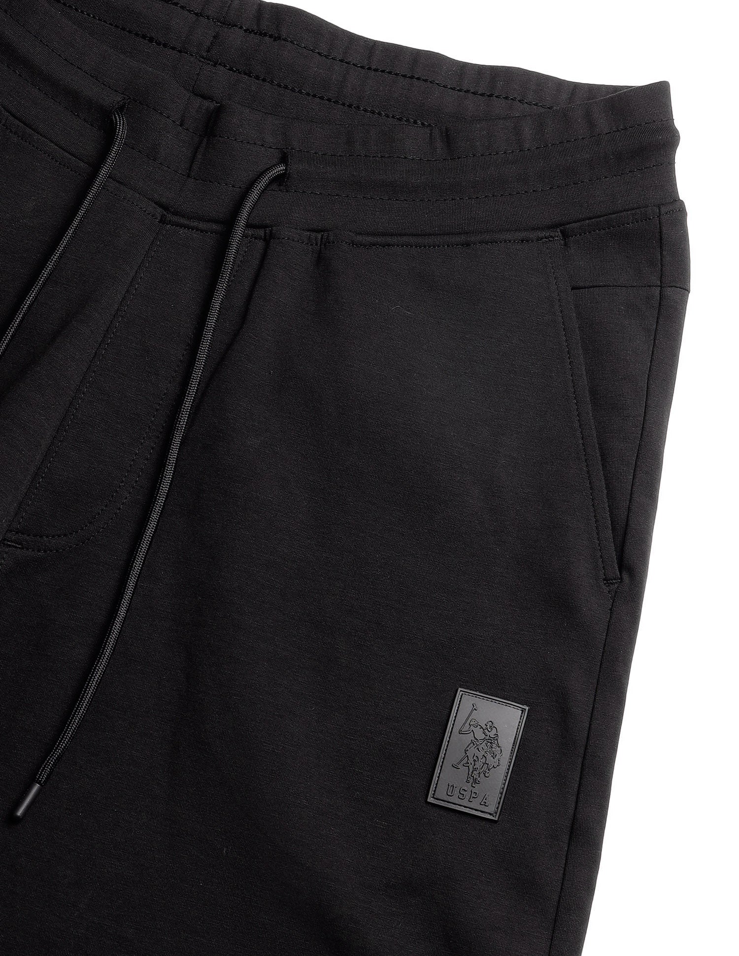 Baggy Fit Stretchable PJ001 Jogger Pants - Pack Of 1 Black - U.S. Polo Assn. India | Large