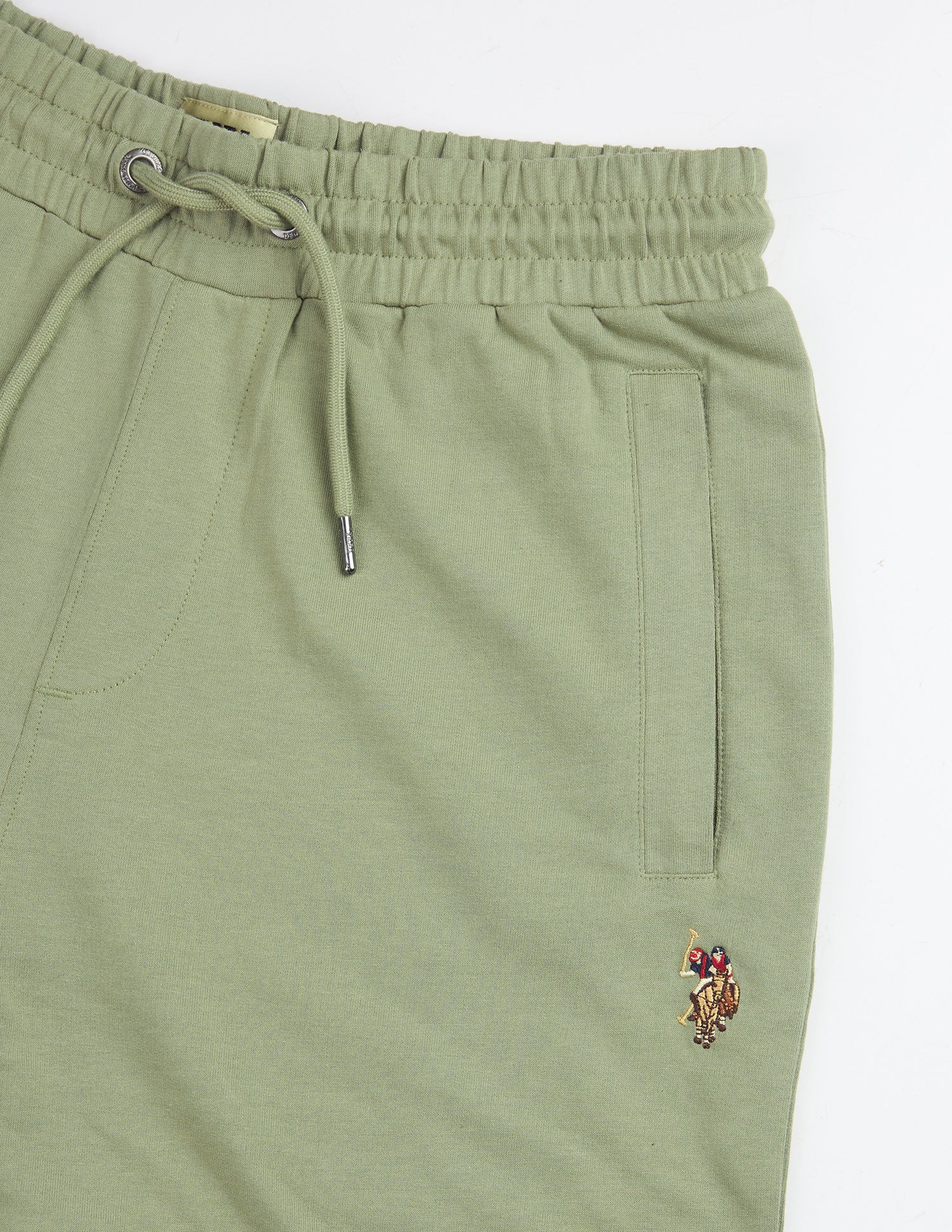 Regular Fit Knitted Shorts Light Green - U.S. Polo Assn. India | Large
