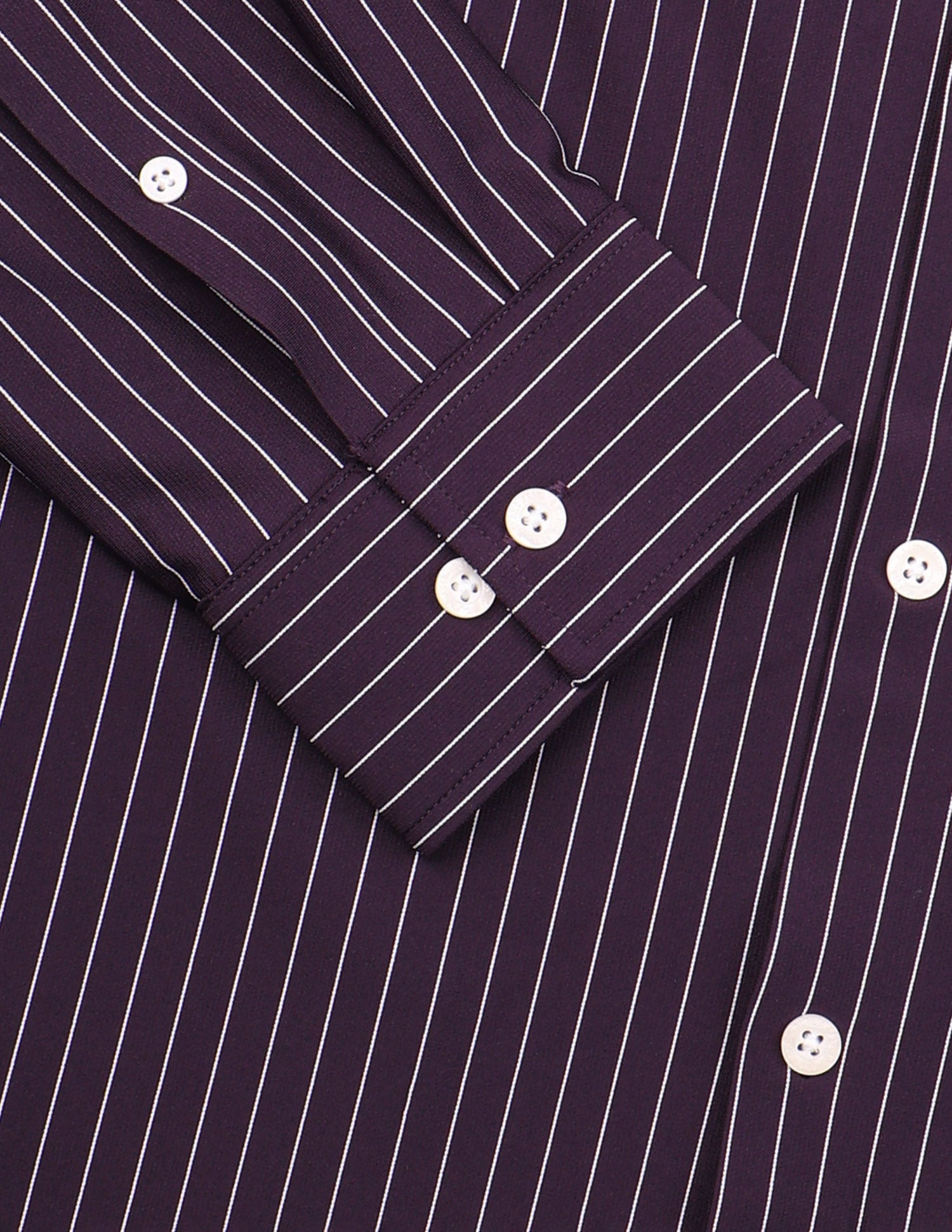 Vertical Striped Knitted Shirt Purple - U.S. Polo Assn. India | Large