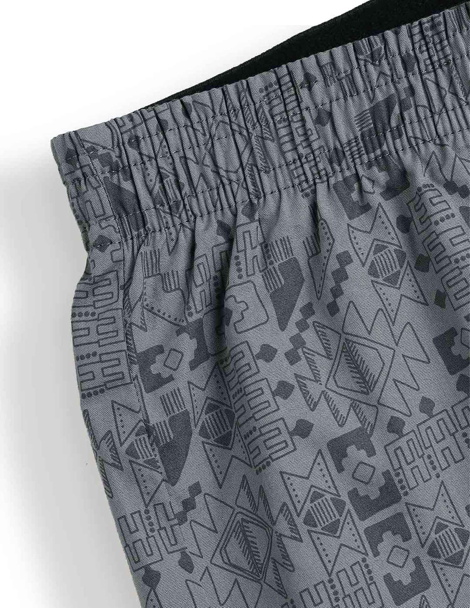 Cotton Printed OEX12 Boxers - Pack Of 1 Light Grey - U.S. POLO ASSN. | Large