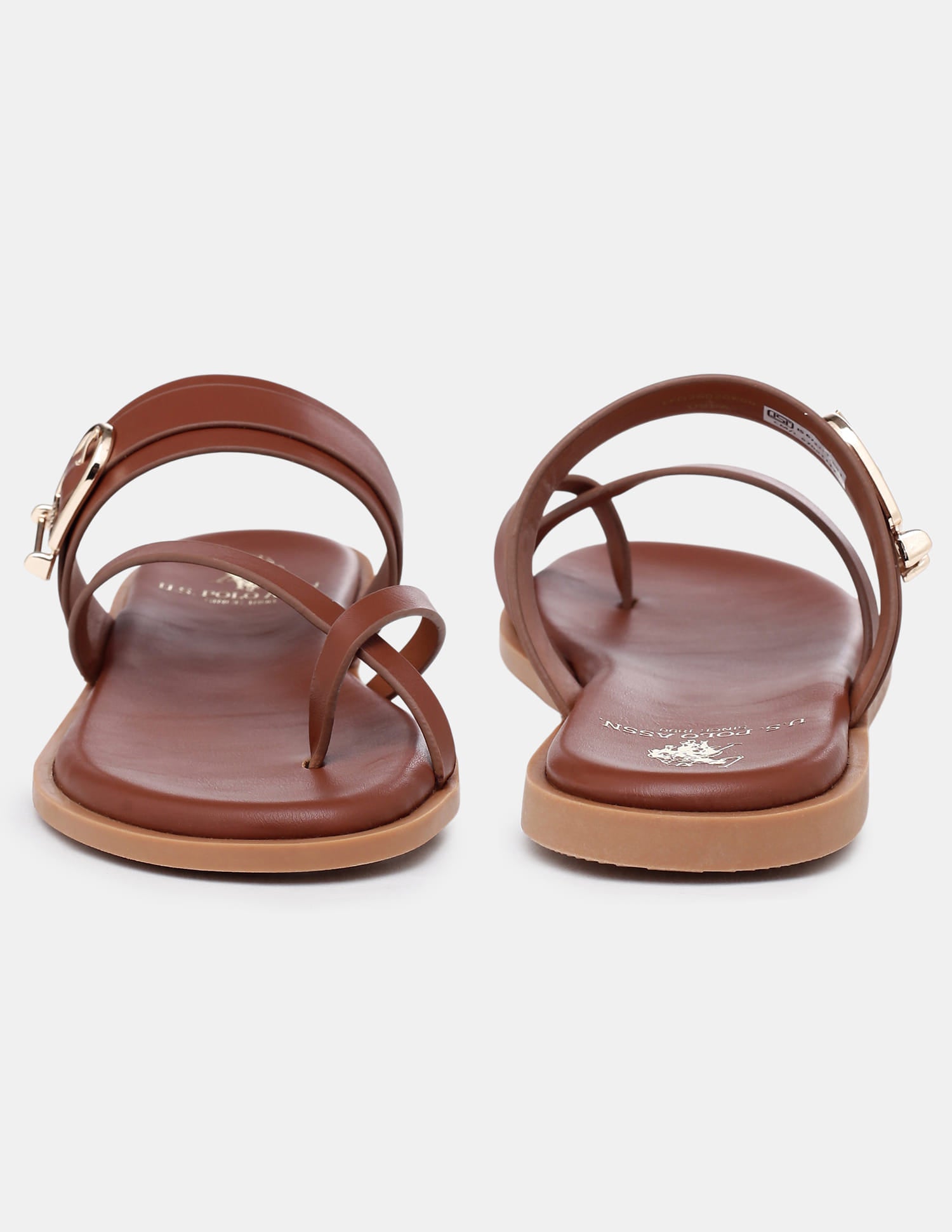 Women Relien One Toe Sandals Tan - U.S. Polo Assn. India | Large