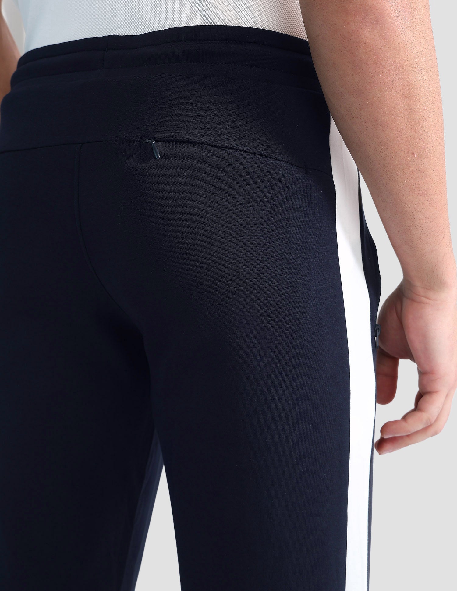 Mid Rise Regular Fit Active Track Pants Navy - U.S. POLO ASSN. | Large