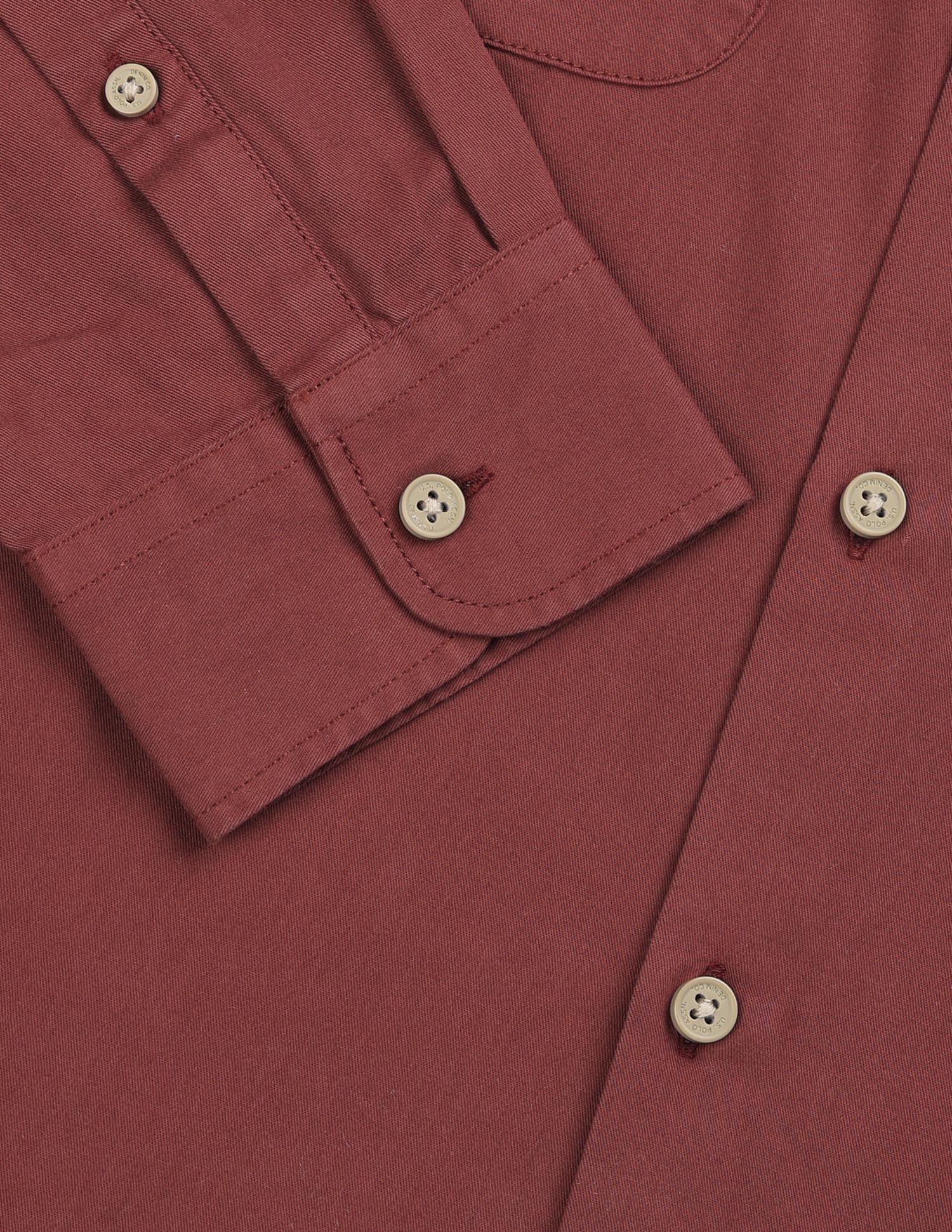 Twill Relaxed Fit Shirt Rust - U.S. POLO ASSN. | Large
