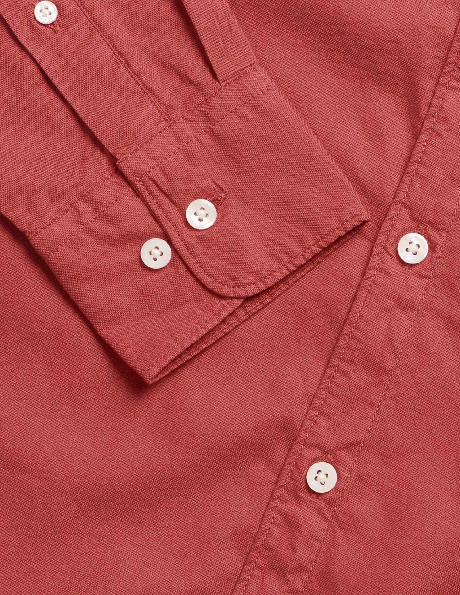 Solid Tailored Fit Shirt Orange - U.S. Polo Assn. India | Large