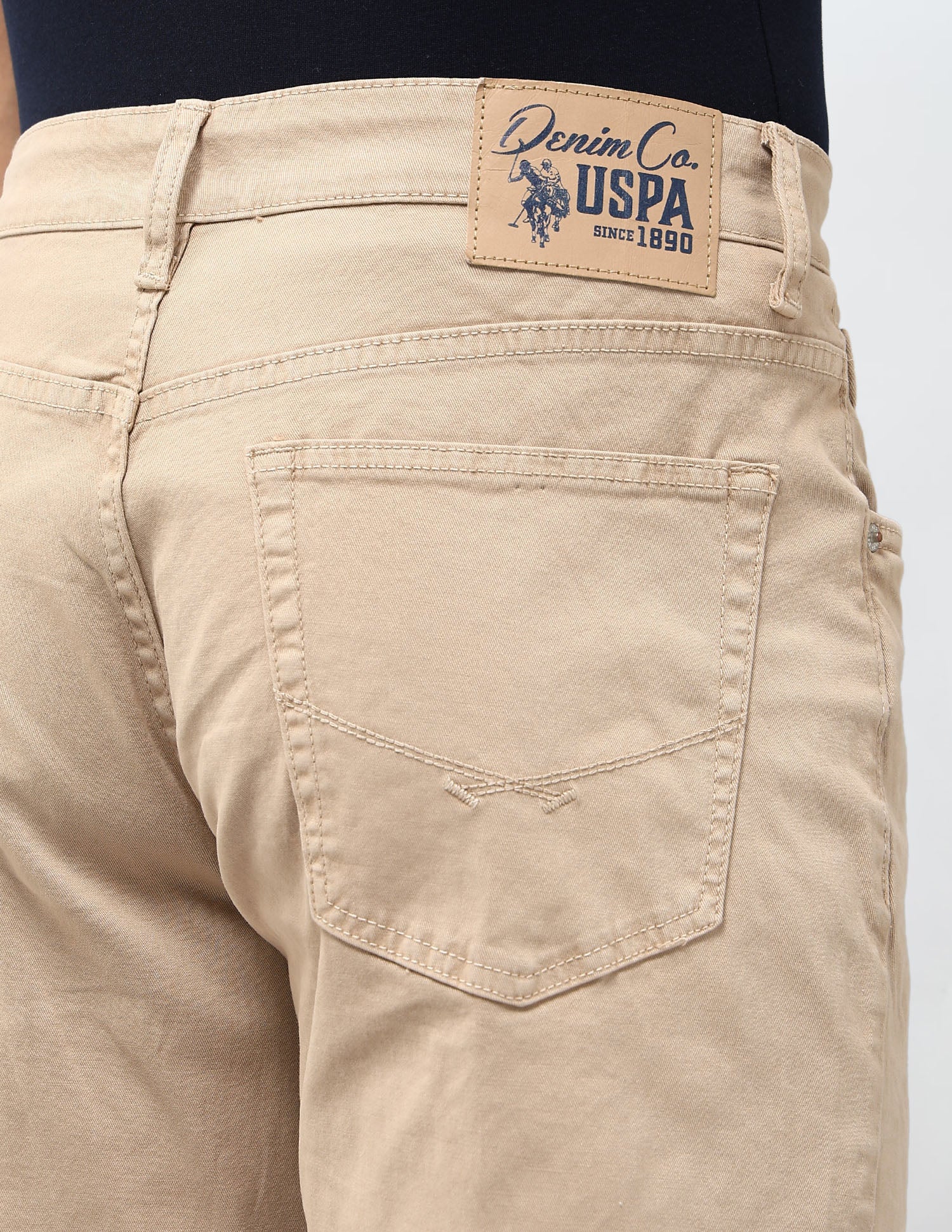 Connor Bootcut Beige Jeans Beige - U.S. POLO ASSN. | Large