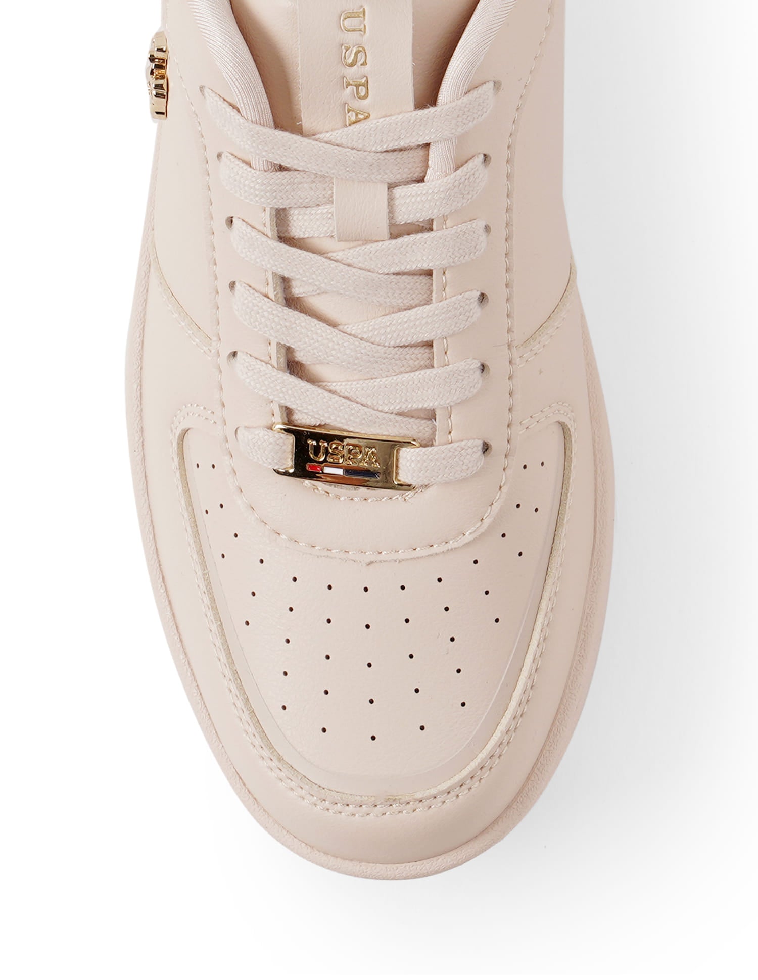 Women Solid Nyra Sneakers Nude - U.S. Polo Assn. India | Large