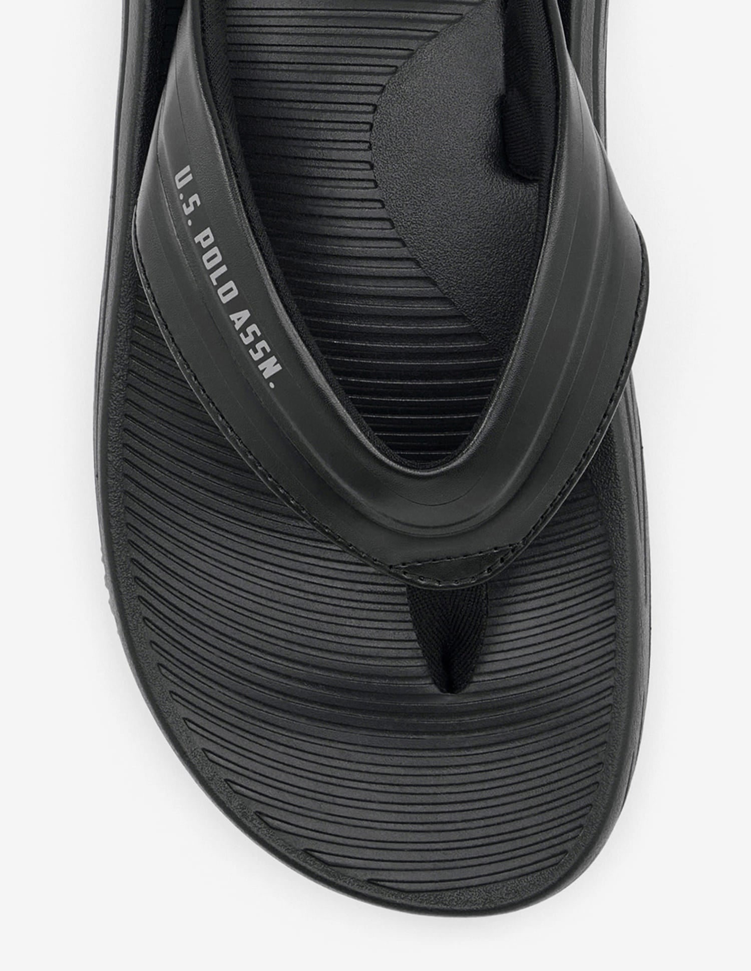 Broad Strap Celtic Flip Flops Black - U.S. Polo Assn. India | Large