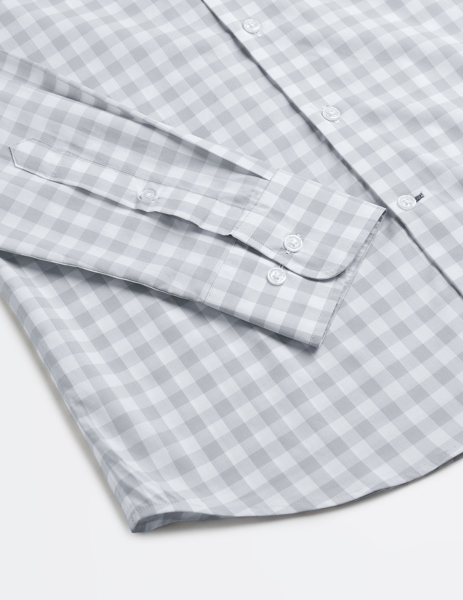 White Harbour Premium Poplin Shirt Light Grey - U.S. Polo Assn. India | Large