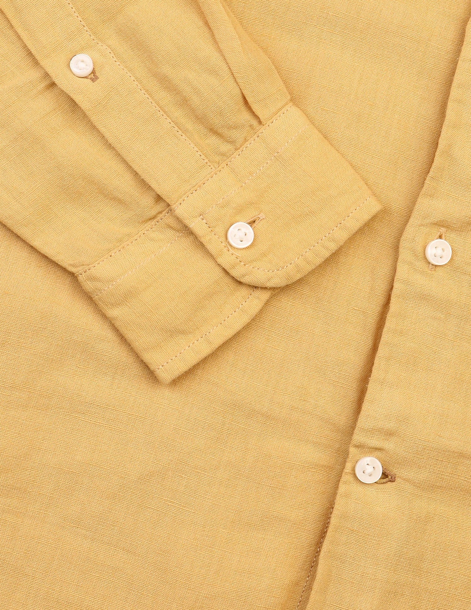 Solid Regular Fit Shirt Yellow - U.S. Polo Assn. India | Large
