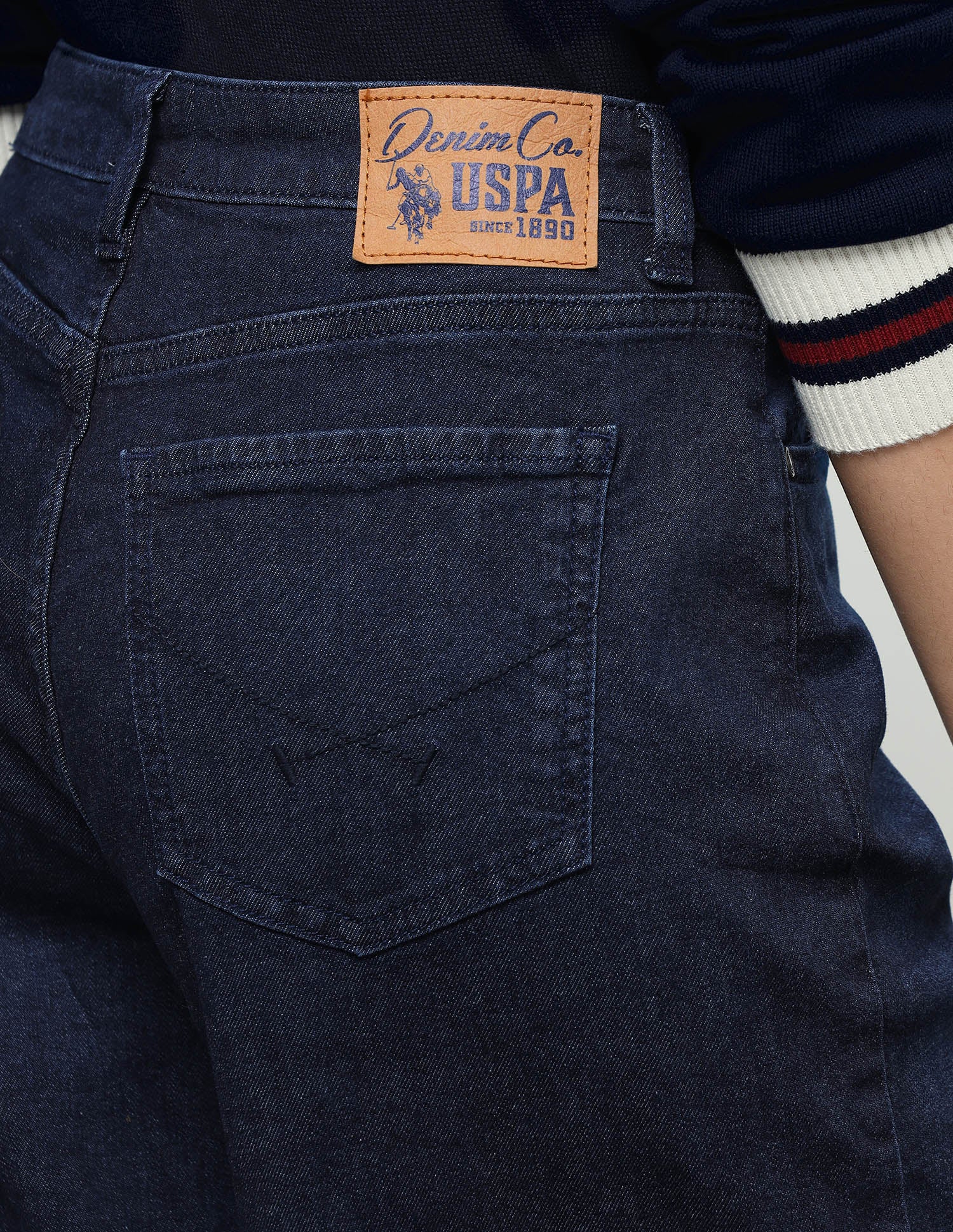 Baggy Fit Blue Jeans Blue - U.S. Polo Assn. India | Large